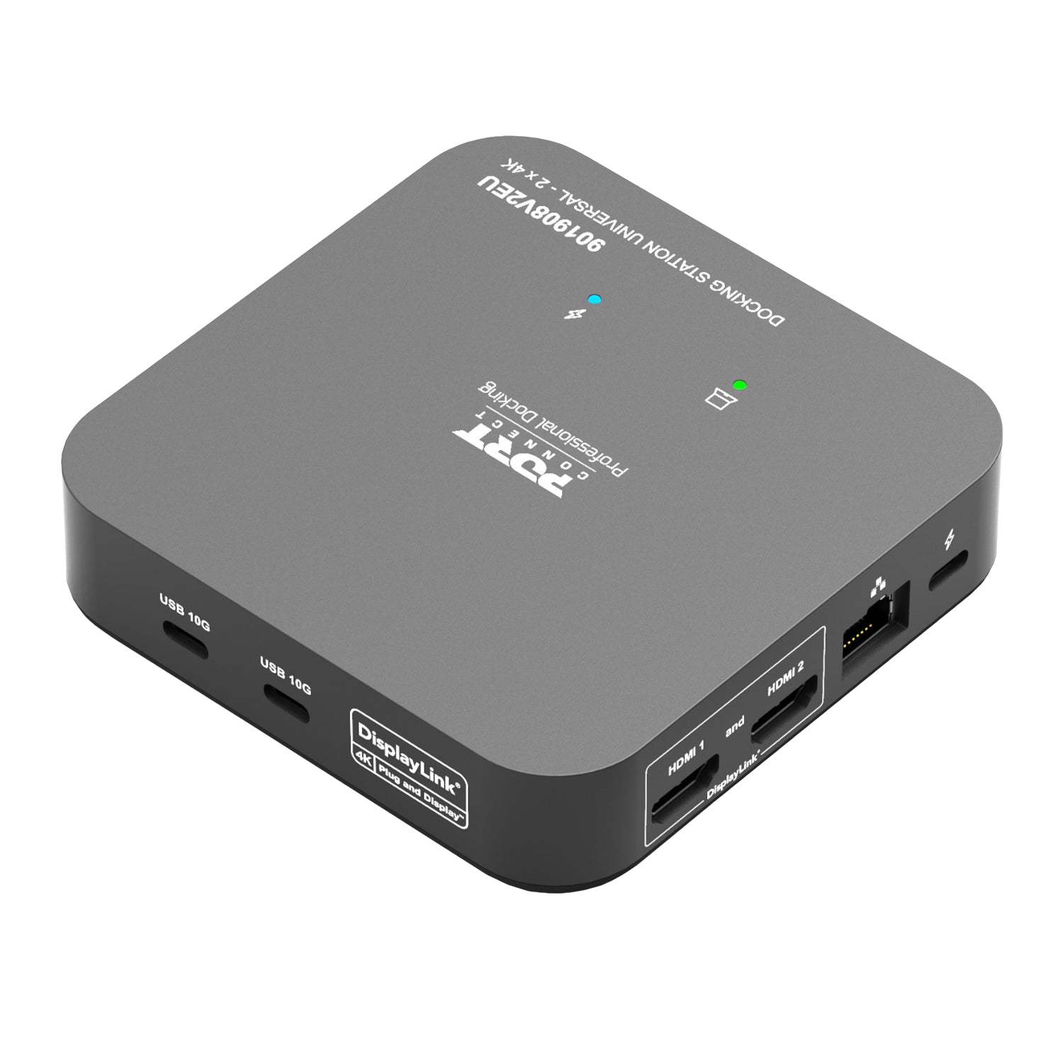 Port Connect Multi-port USB Type-C 2x4K Office Docking Station-0
