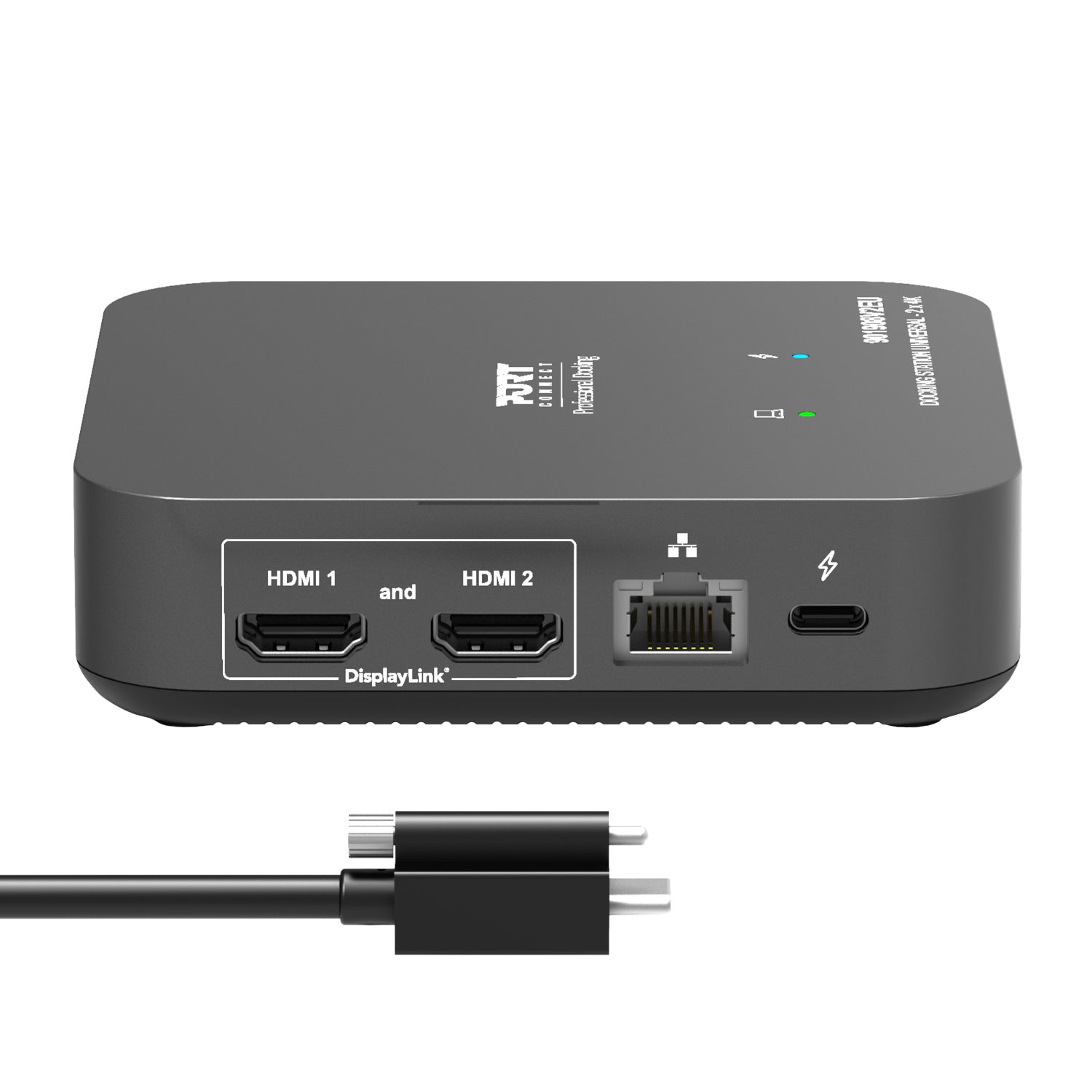 Port Connect Multi-port USB Type-C 2x4K Office Docking Station-2
