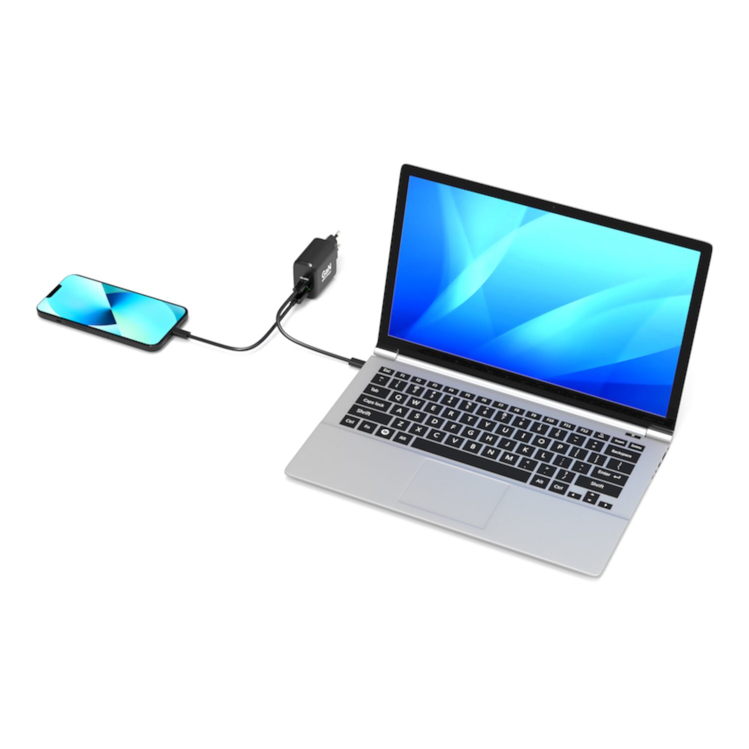 Port Connect 65W GaN Type-C and USB-A Fast Charger-5