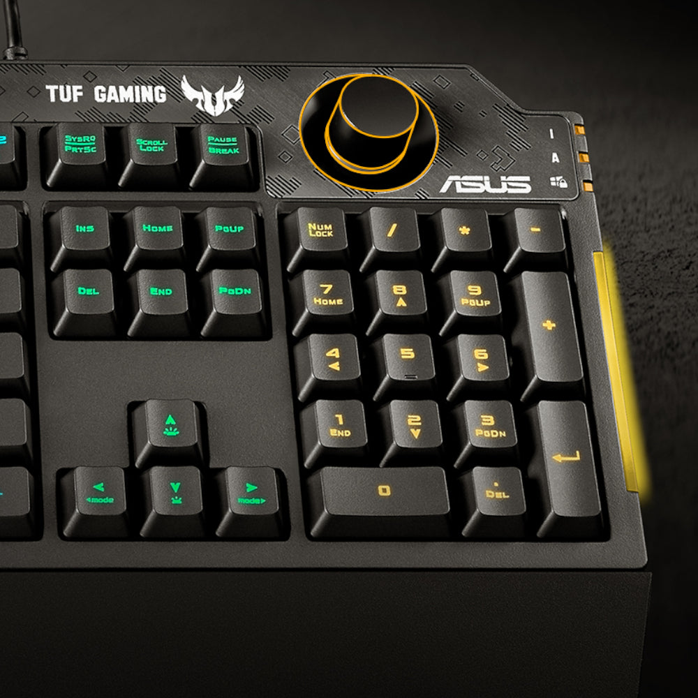 Asus TUF Gaming K1 Full-size RGB Gaming Keyboard-5