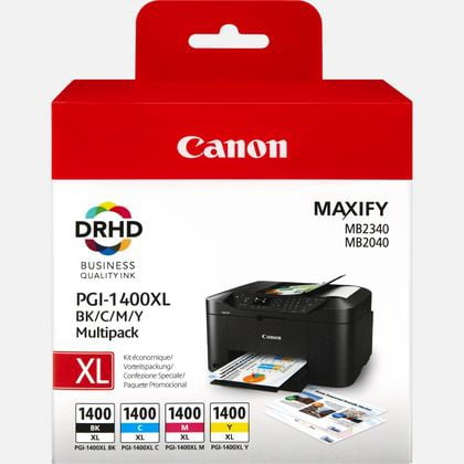 Canon Ink PGI-1400XL BK/C/M/Y EMB Multi - CB-0