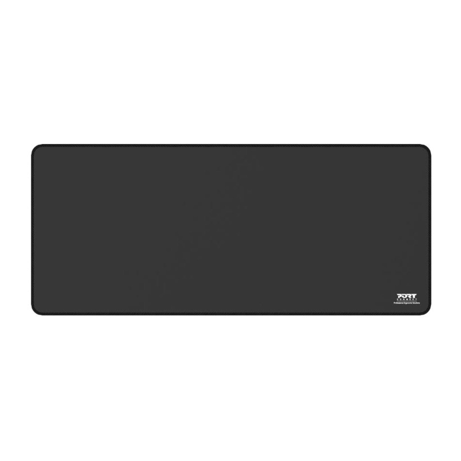Port Connect Professional Desk Pad - Black (300 x 700mm)-0