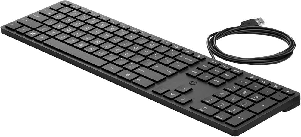 HP 320K Wired Keyboard-0
