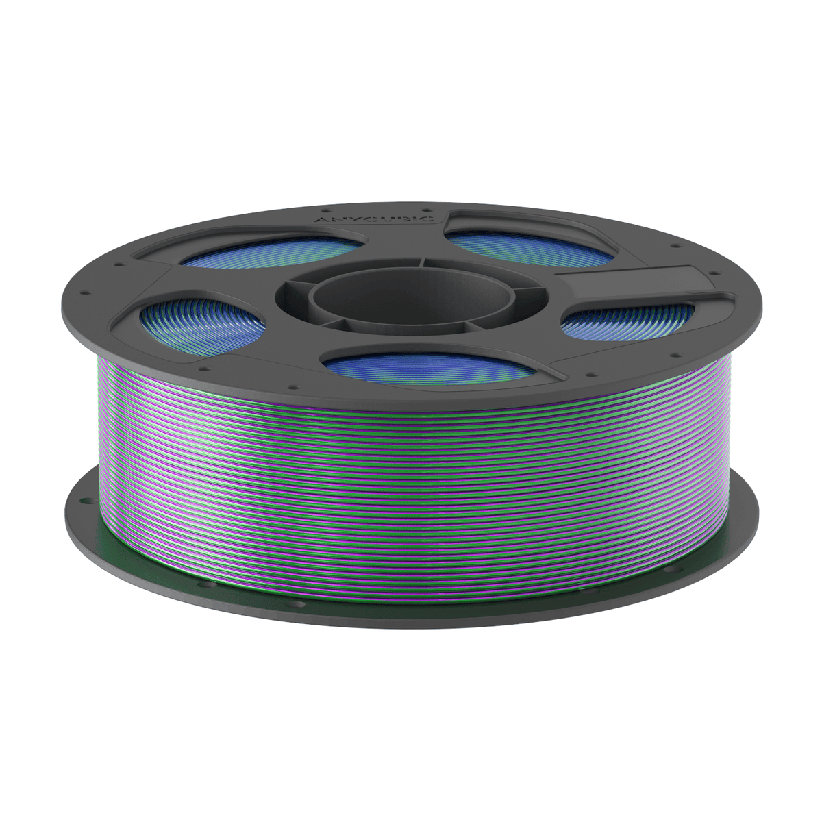 Anycubic PLA Silk Tri-colour Filament 1kg – Blue/Green/Purple-1