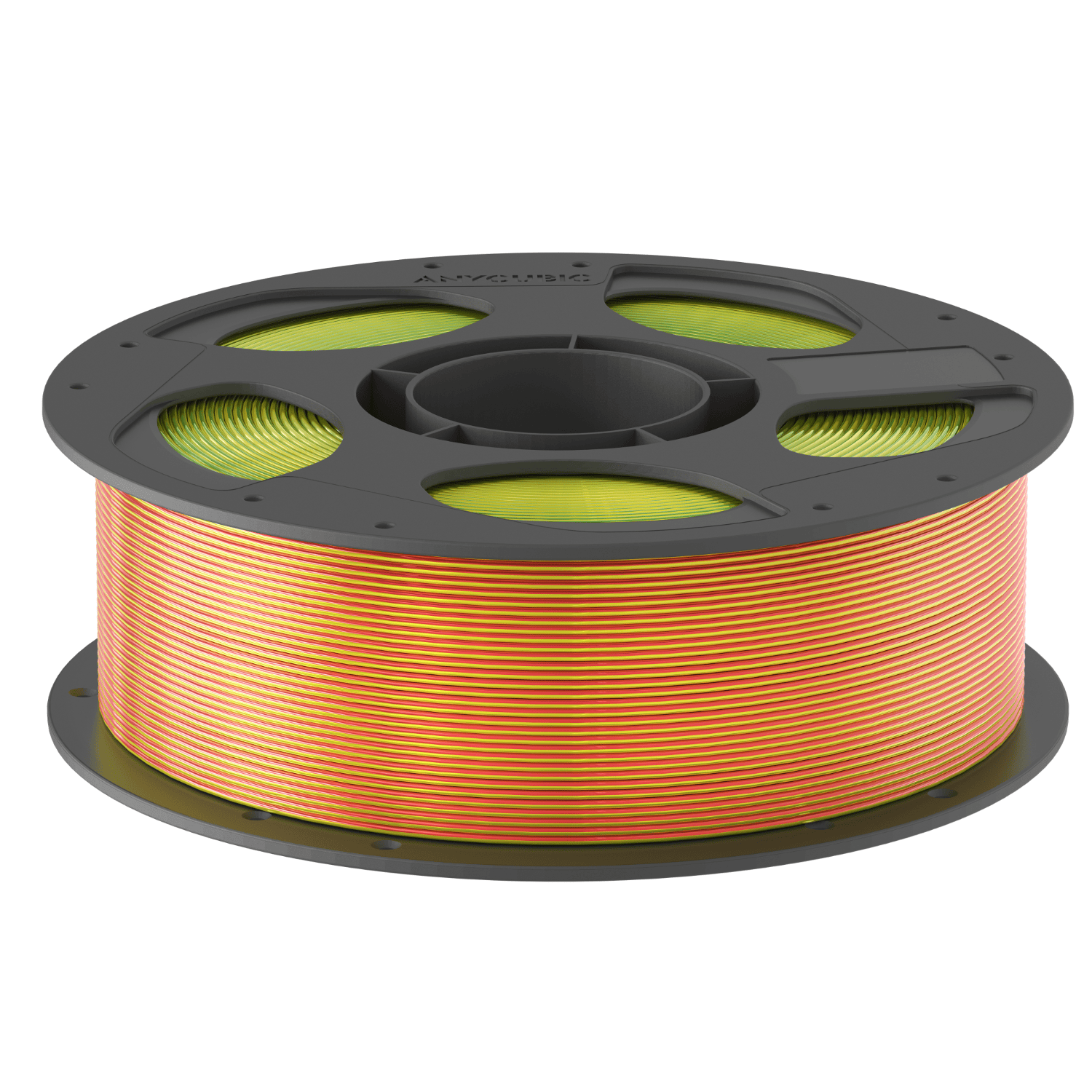 Anycubic PLA Silk Tri-Color Filament – Red Yellow Green-1