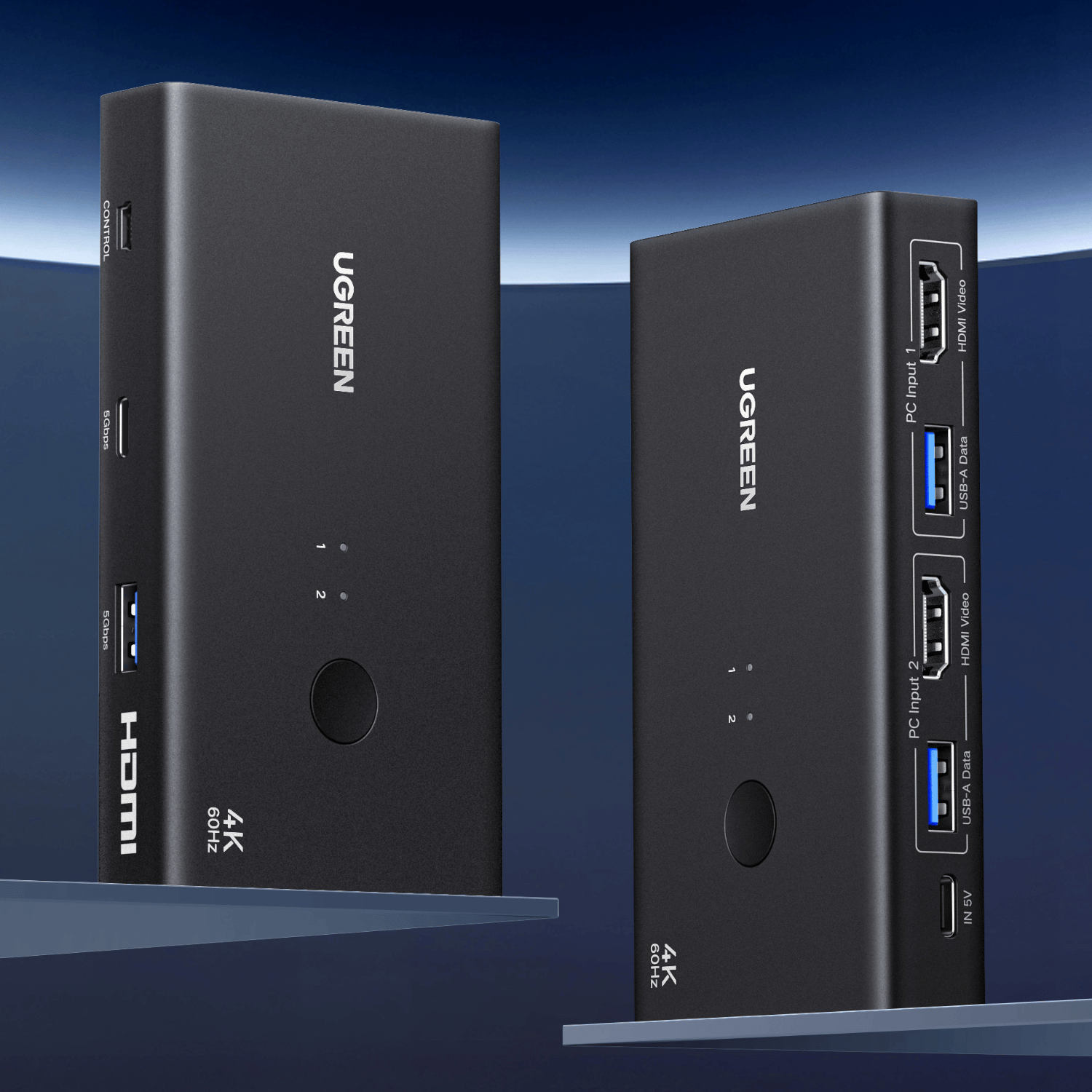 UGreen HDMI 2.0 KVM Switch 2-In-1 Out-5