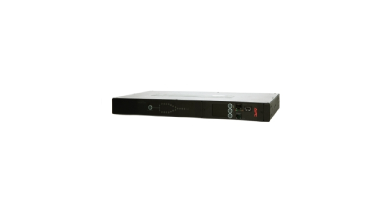 APC Rack ATS 230V 16A C20 in (8) C13 (1) C19 out-0