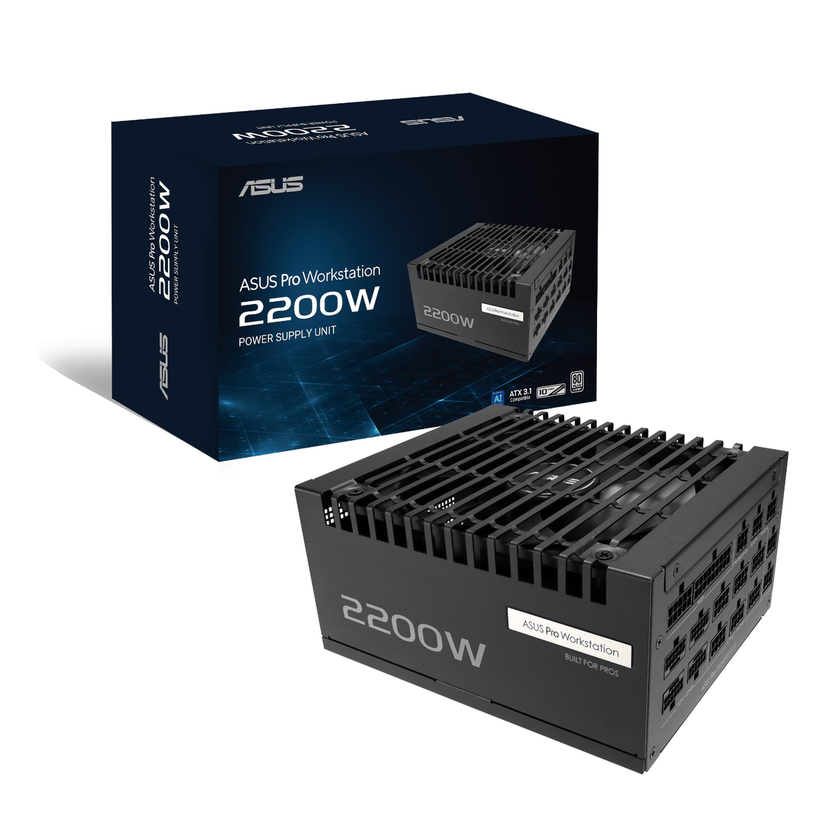 ASUS PRO WS 2200W 80 PLUS PLATUNUM Modular Power Supply-0