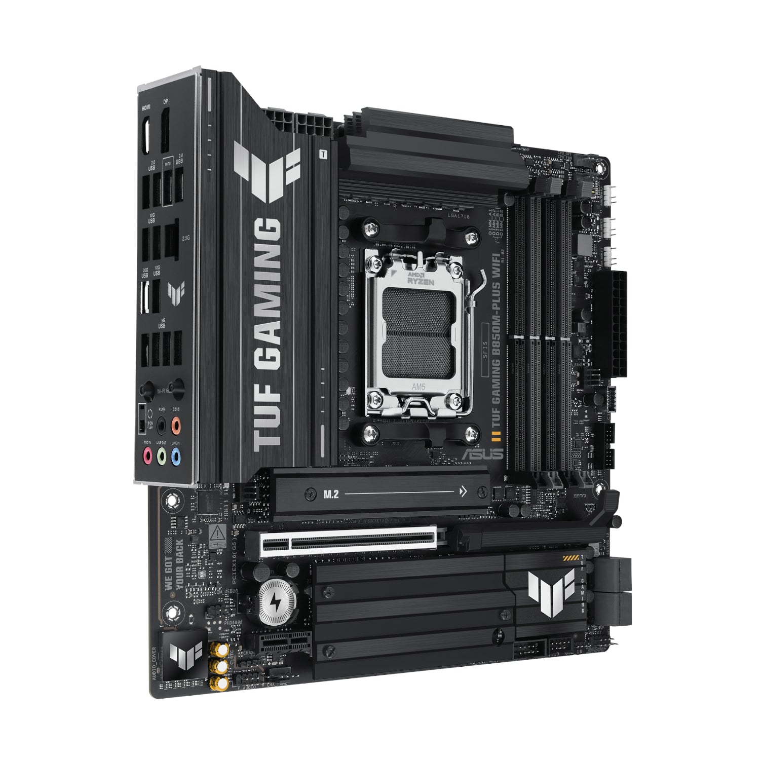 Asus TUF Gaming B850M-PLUS WIFI and Asus Prime LC 240 ARGB Liquid CPU Cooler Bundle-2