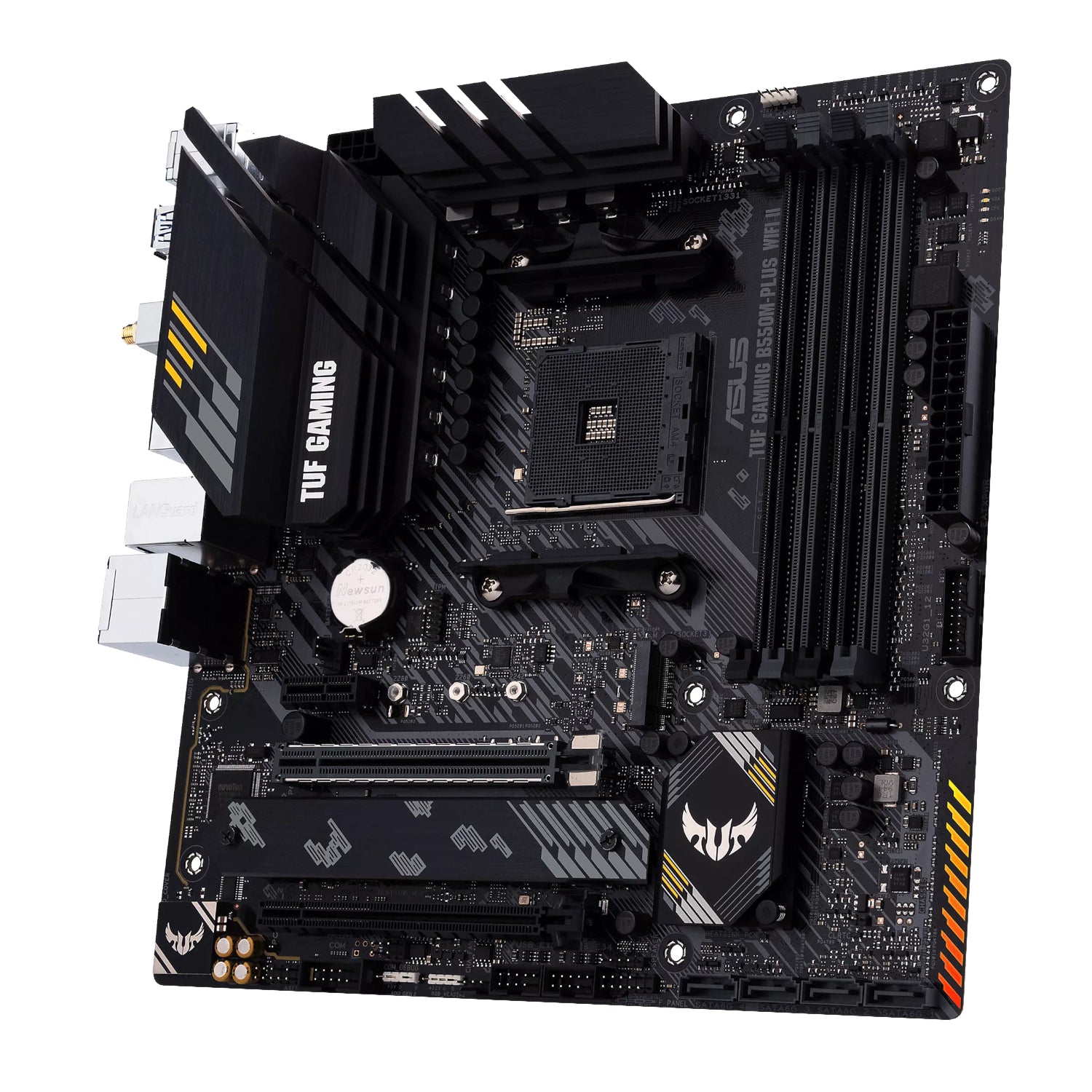 Asus TUF GAMING B550M-PLUS WIFI II and Asus Prime LC 360 ARGB Liquid CPU Cooler Bundle-1