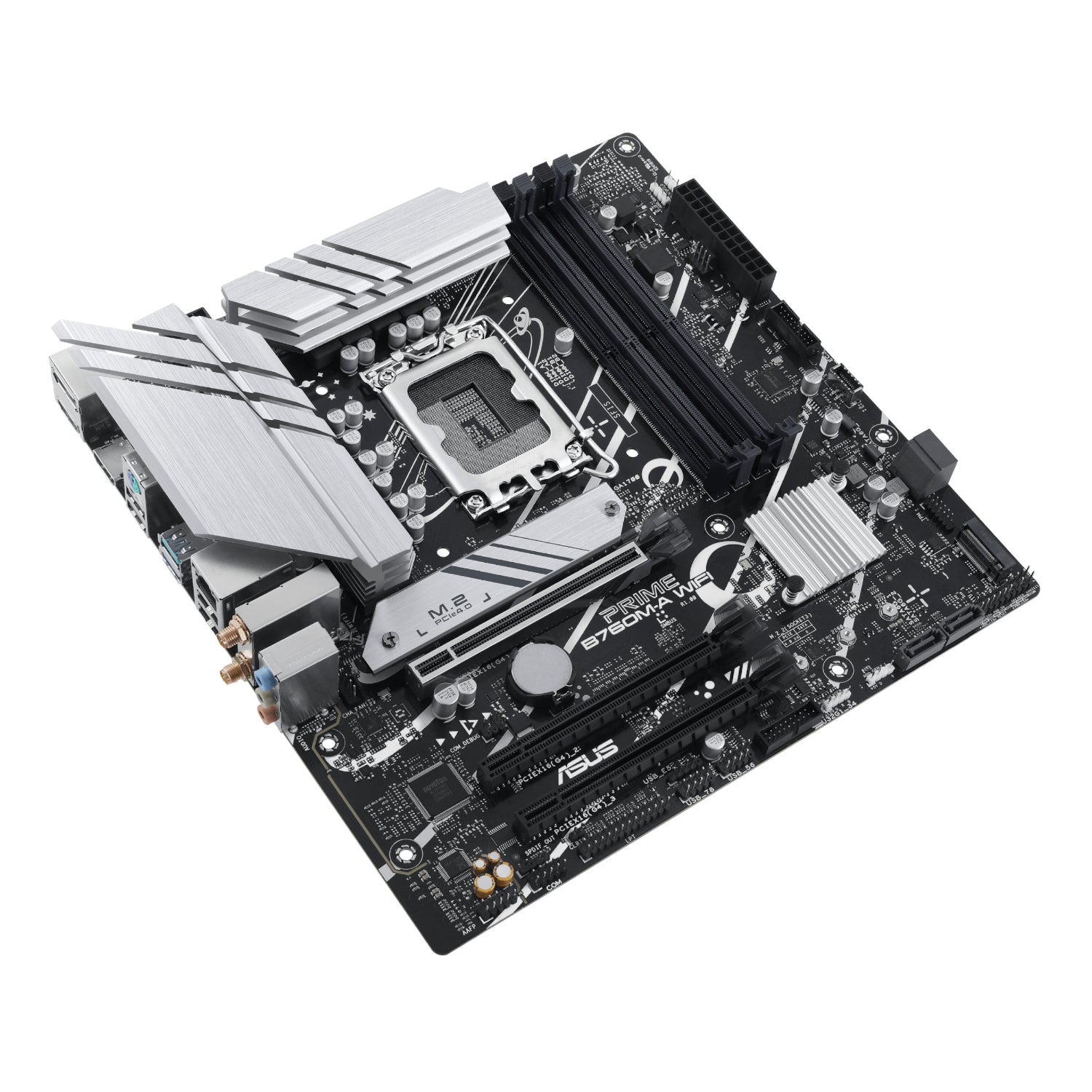 Asus PRIME B760M-A WIFI LGA1700 and Asus Prime LC 240 ARGB Liquid CPU Cooler Bundle-2