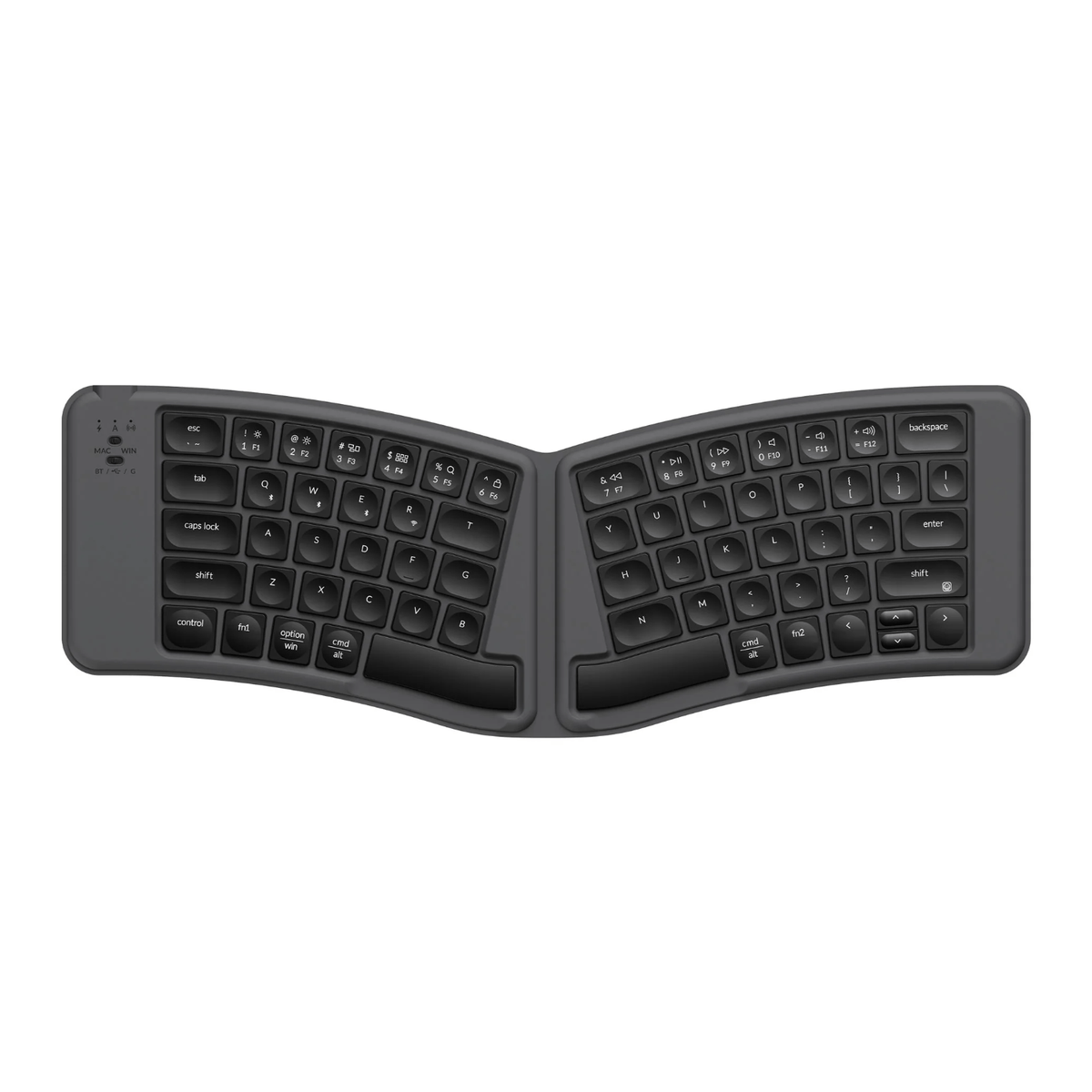 Keychron B11 Pro Ultra-Slim Wireless Foldable Keyboard Alice Layout - Space Gray-0