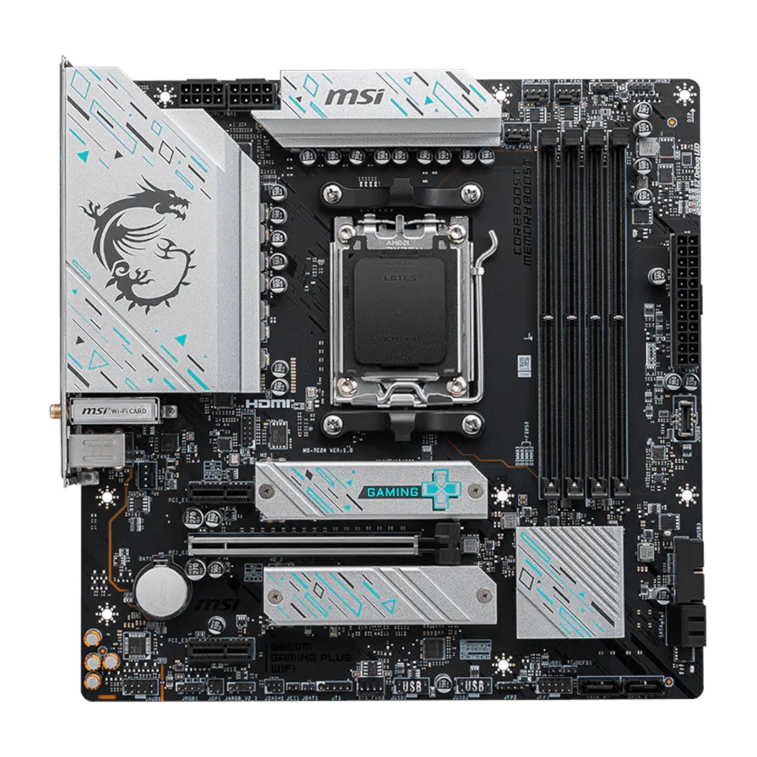 MSI B650M Gaming Plus WiFi AM5 M-ATX Gaming Motherboard-1