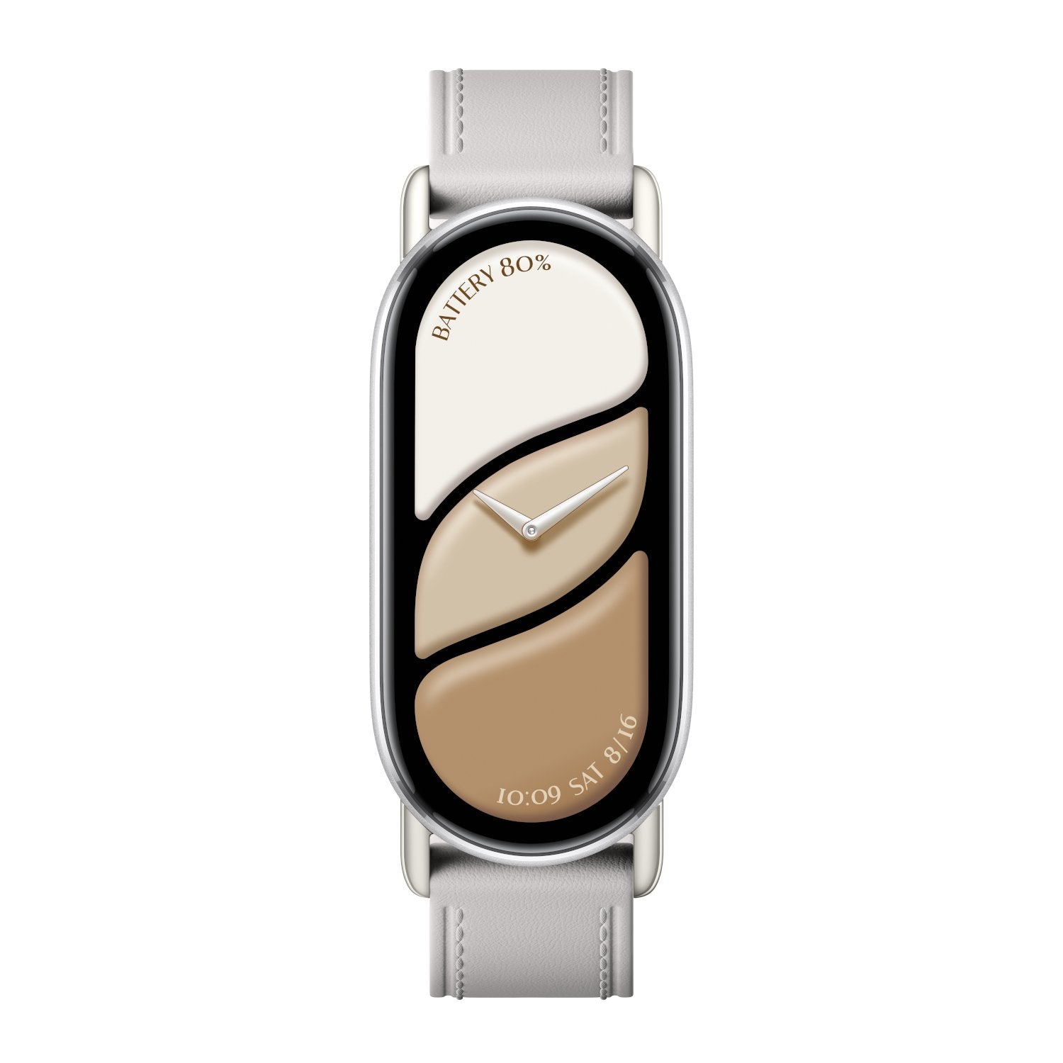 Xiaomi Smart Band 10 Leather Strap - Grey-0