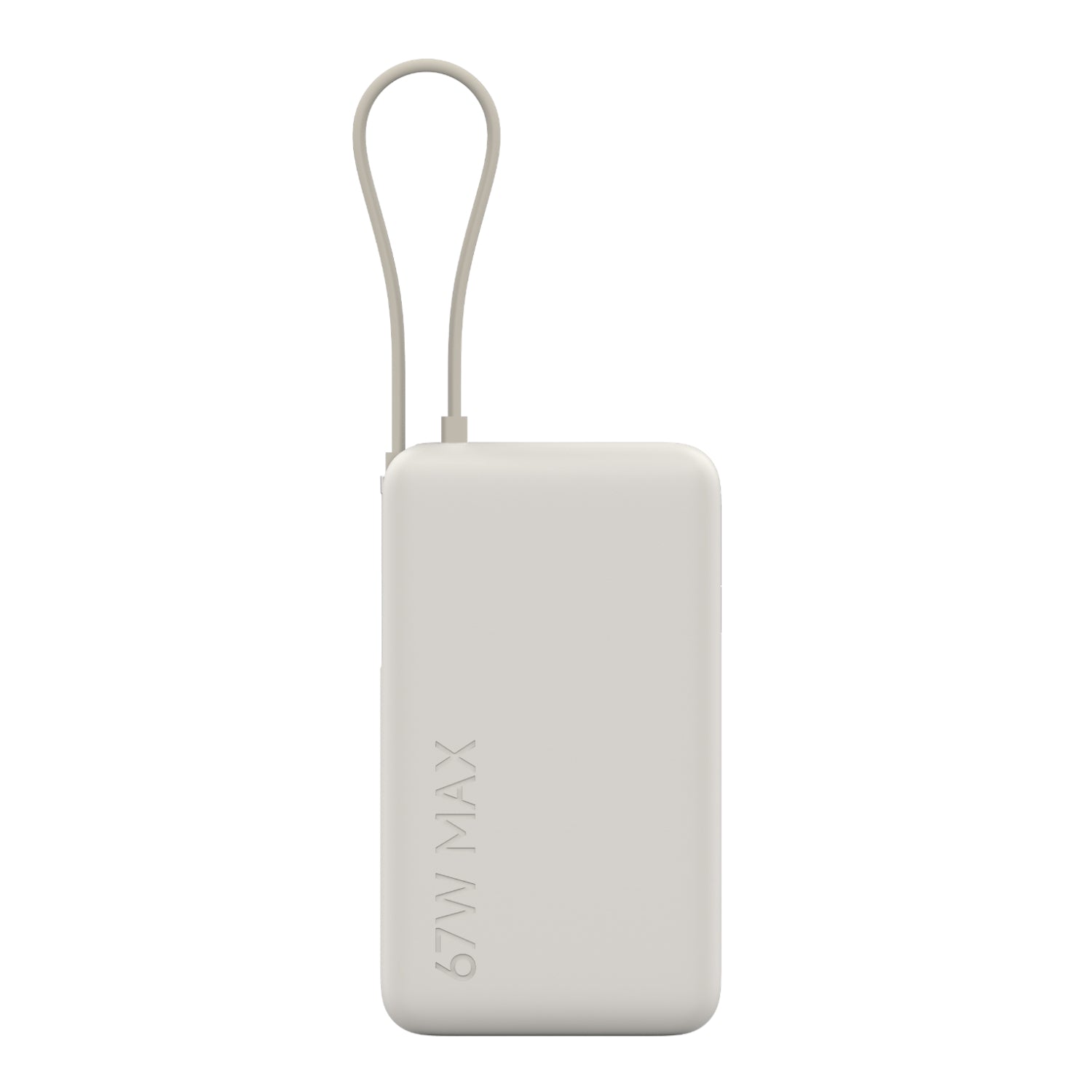 Xiaomi 67W Power Bank 10000 (Integrated Cable) - Tan-1