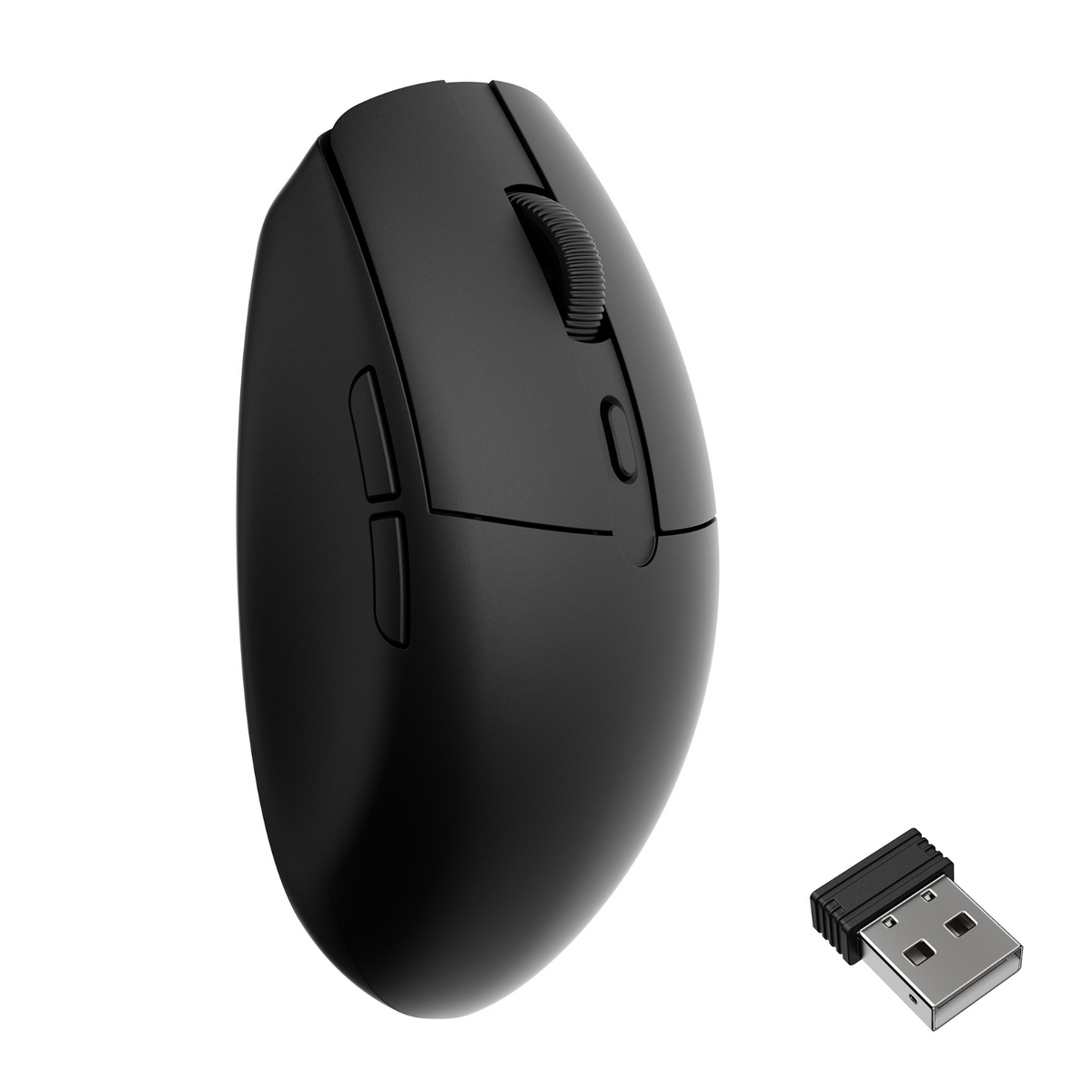 Keychron BM22-A9 1K Huano Micro Switch Wireless Mouse (BT/2.4GHz/Wired) - Black-1