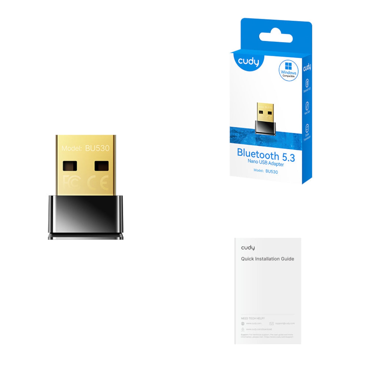 Cudy BU530 Bluetooth 5.3 Nano USB Adapter-2