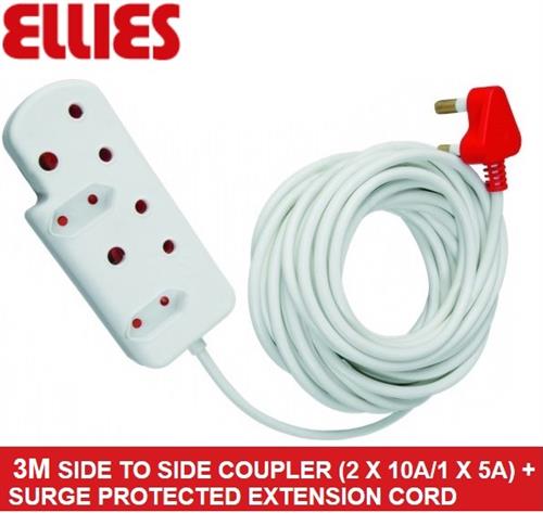 Ellies Side To Side Coupler 2 X 10A-0
