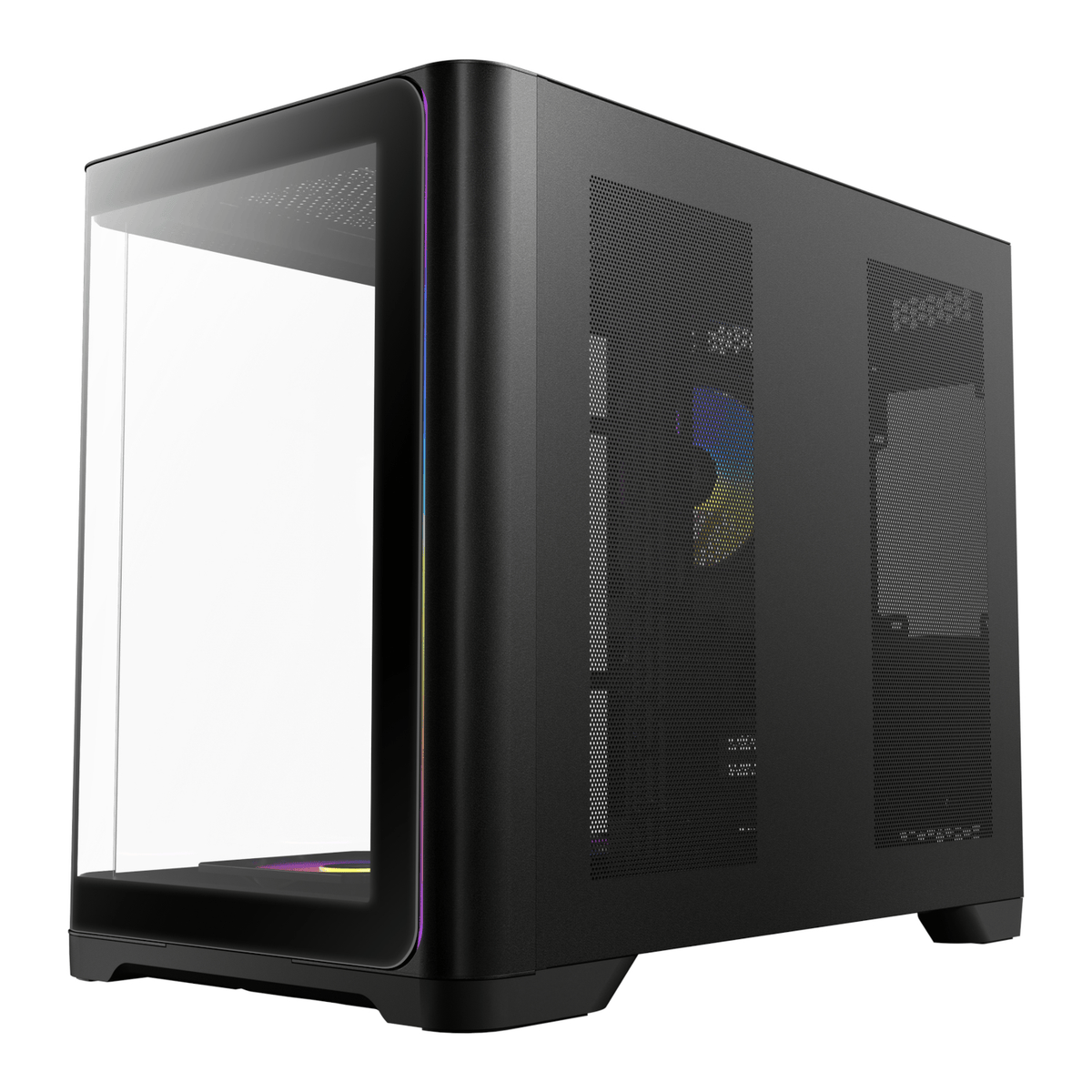 Antec C5 CURVED ARGB ATX | Micro-ATX | ITX ARGB Dual Chamber Mid-Tower Gaming Chassis - Black-2