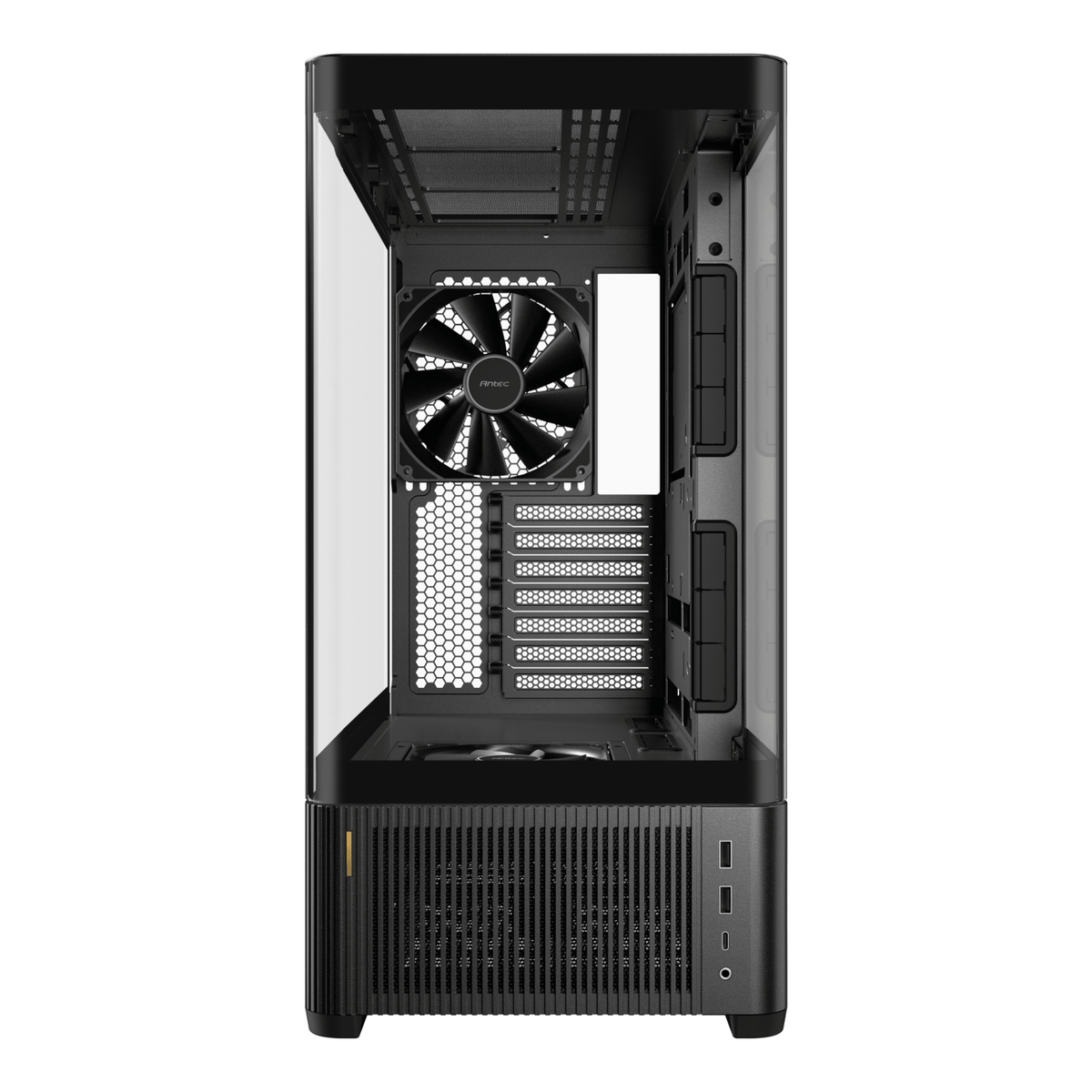 Antec C6 CURVED AIR ATX | Micro-ATX | ITX Mid-Tower Gaming Chassis - Black-1