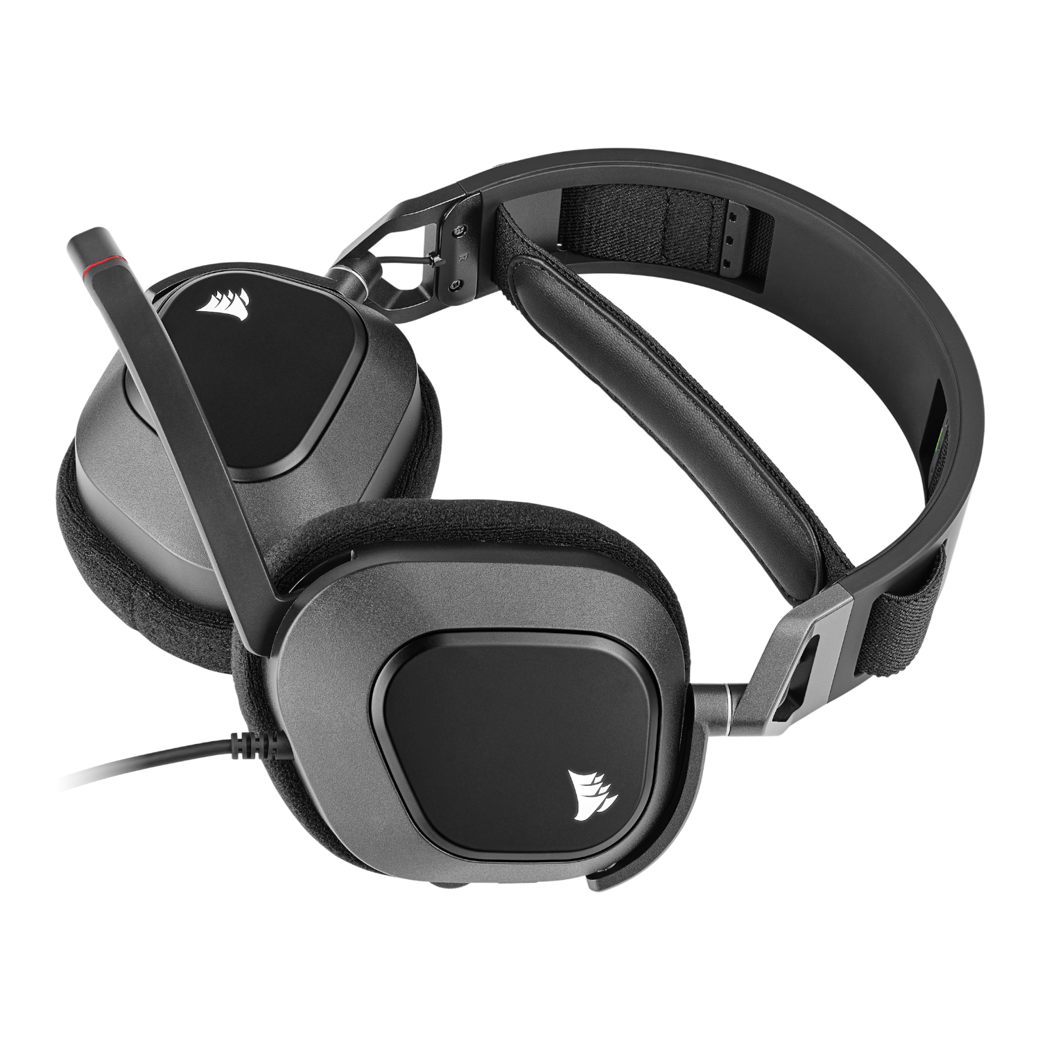 Corsair HS80 RGB USB Wired Over-Ear Gaming Headset — Carbon Black-2