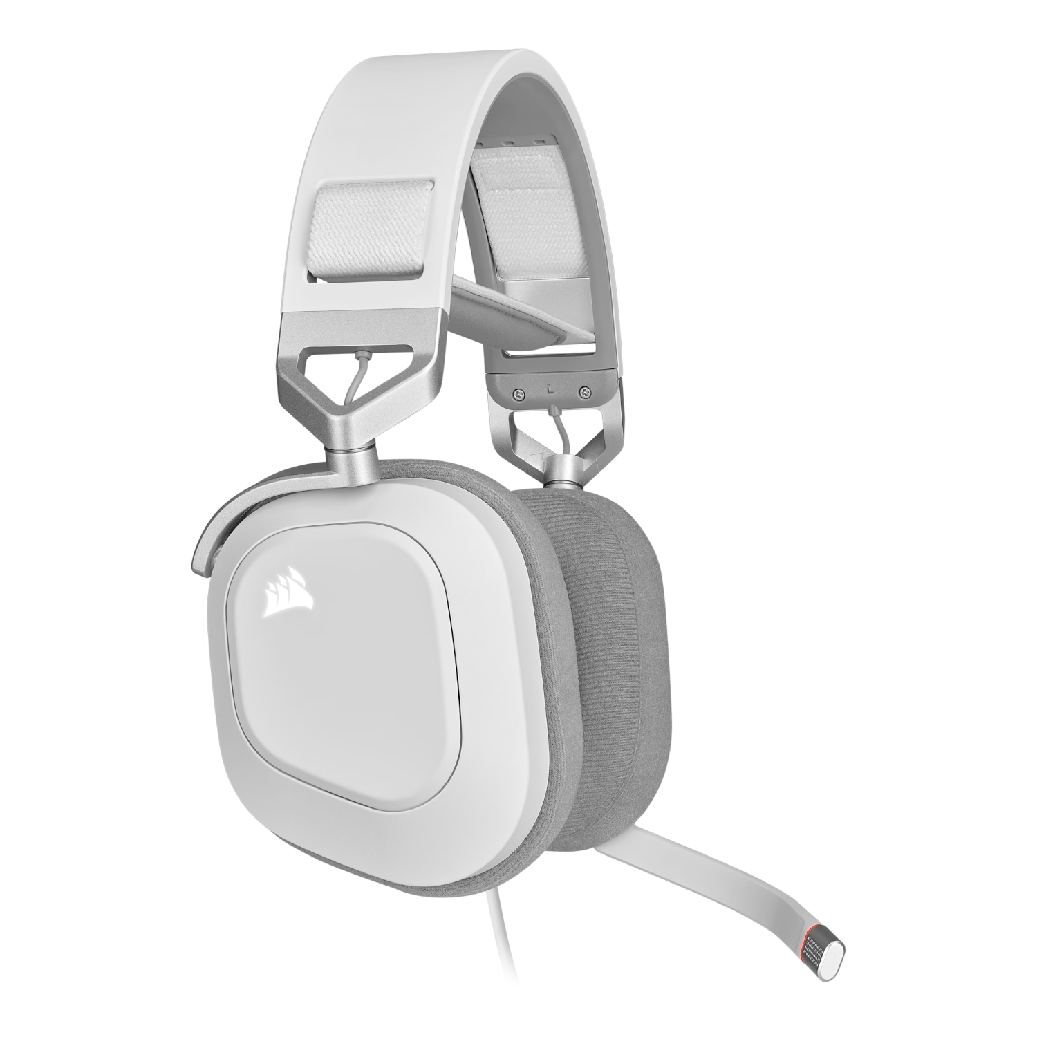 Corsair HS80 RGB USB Wired Over-Ear Gaming Headset — White-3