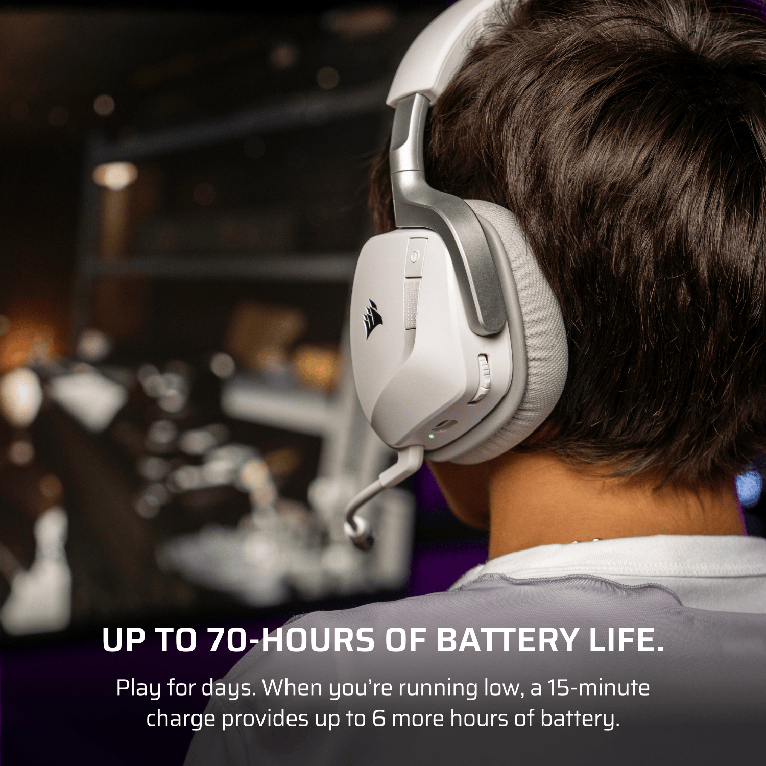 CORSAIR VOID v2 WIRELESS Gaming Headset - White-8
