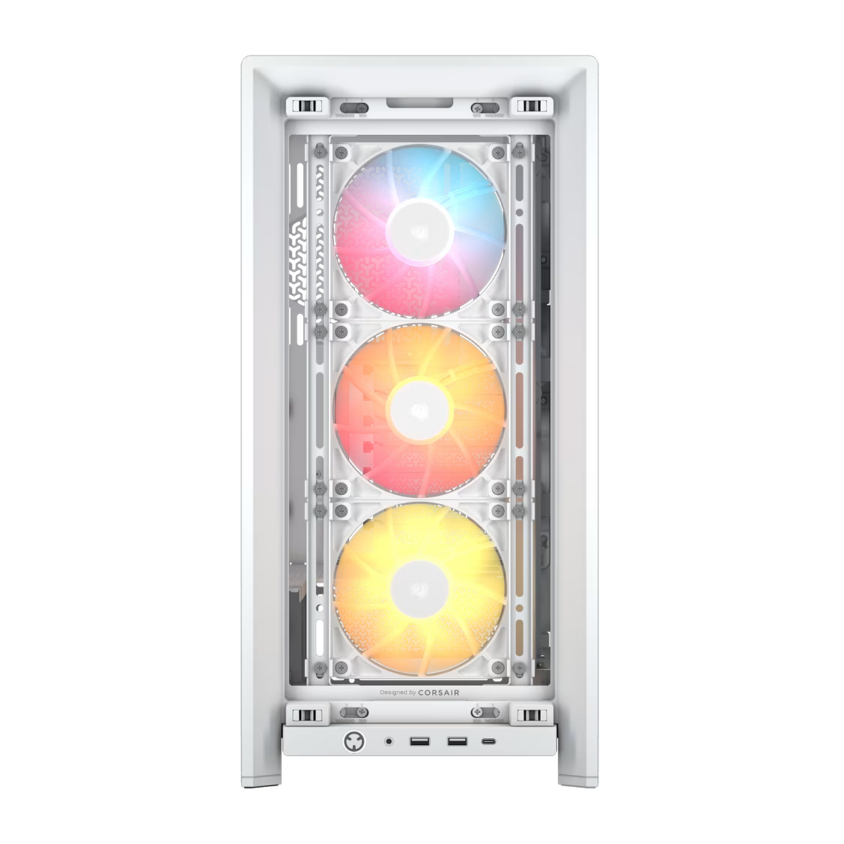 Corsair FRAME 4000D RS ARGB Modular Mid-Tower PC Case - White-1