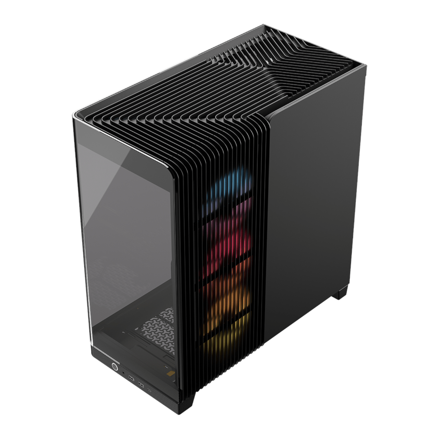 Corsair FRAME 4500X RS-R ARGB Panoramic Glass Mid-Tower PC Case - Black-4