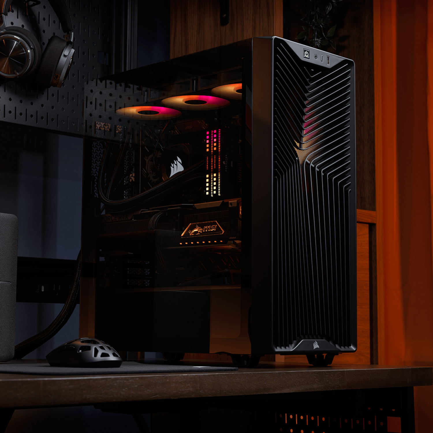 Corsair 3200D RS ARGB Mid-Tower PC Case - Black-4