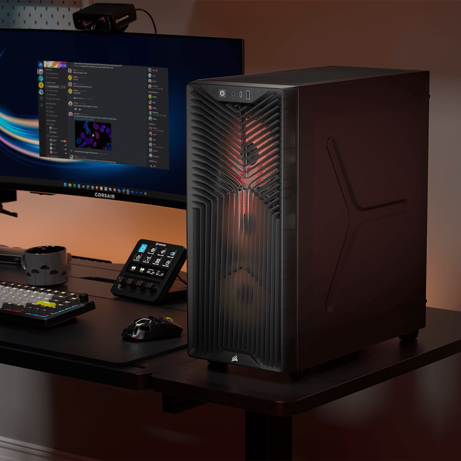 Corsair 3200D RS ARGB Mid-Tower PC Case - Smoke-4