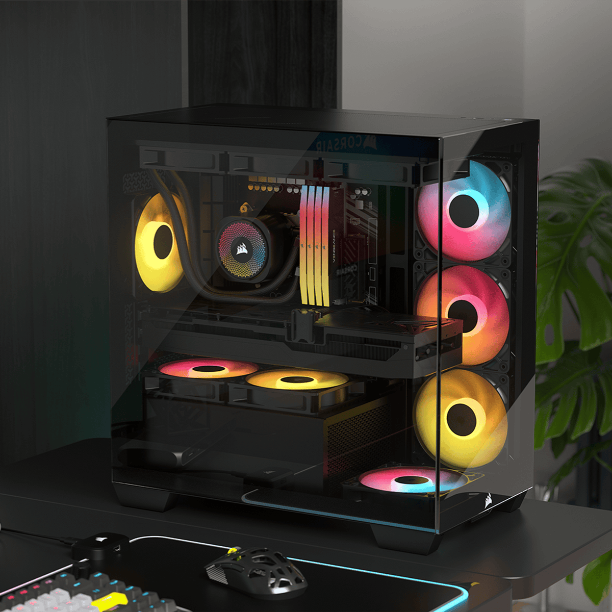 Corsair 2800X RS-R ARGB Micro-ATX PC Case - Black-5