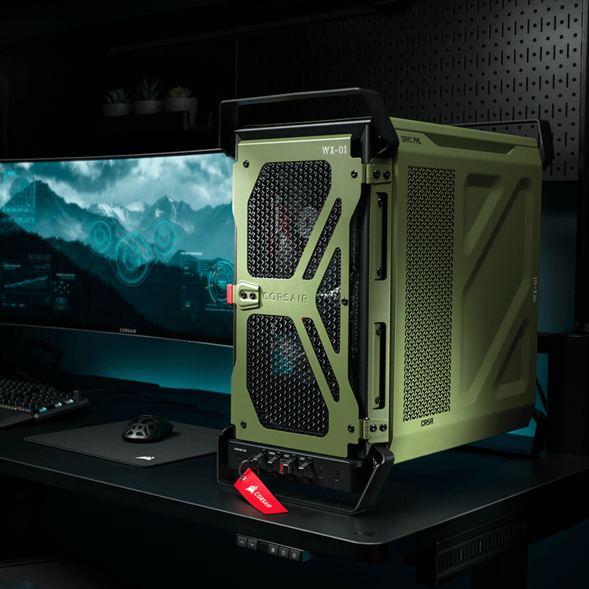 Corsair WARTHOG RS Airflow Mid-Tower Case - Olive-5