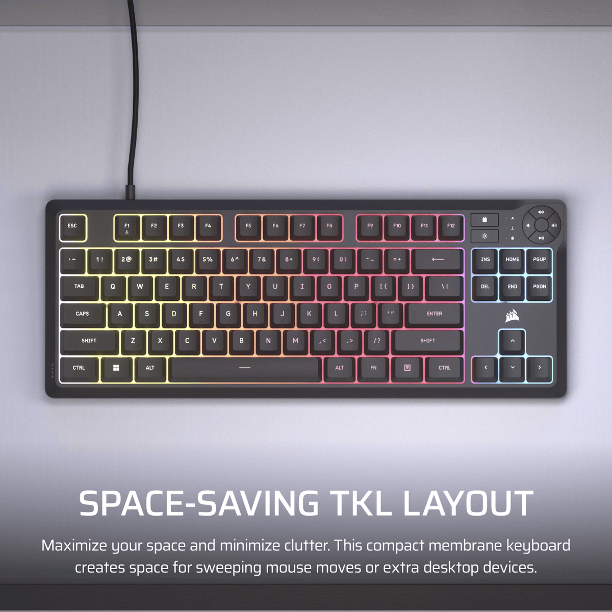 Corsair K55 CORE TKL RGB Gaming Keyboard-2