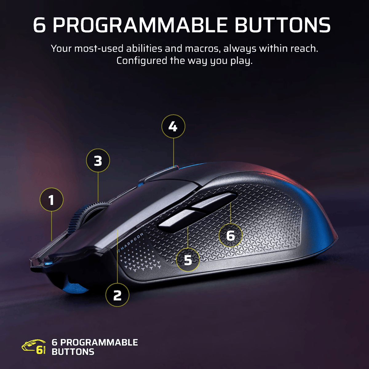 Corsair HARPOON v2 26000 DPI Wireless Gaming Mouse-4