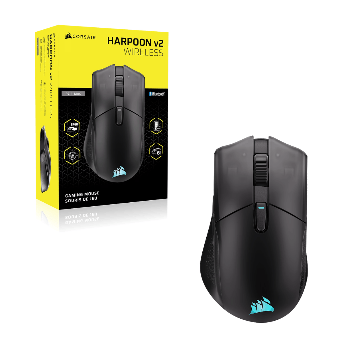 Corsair HARPOON v2 26000 DPI Wireless Gaming Mouse-7