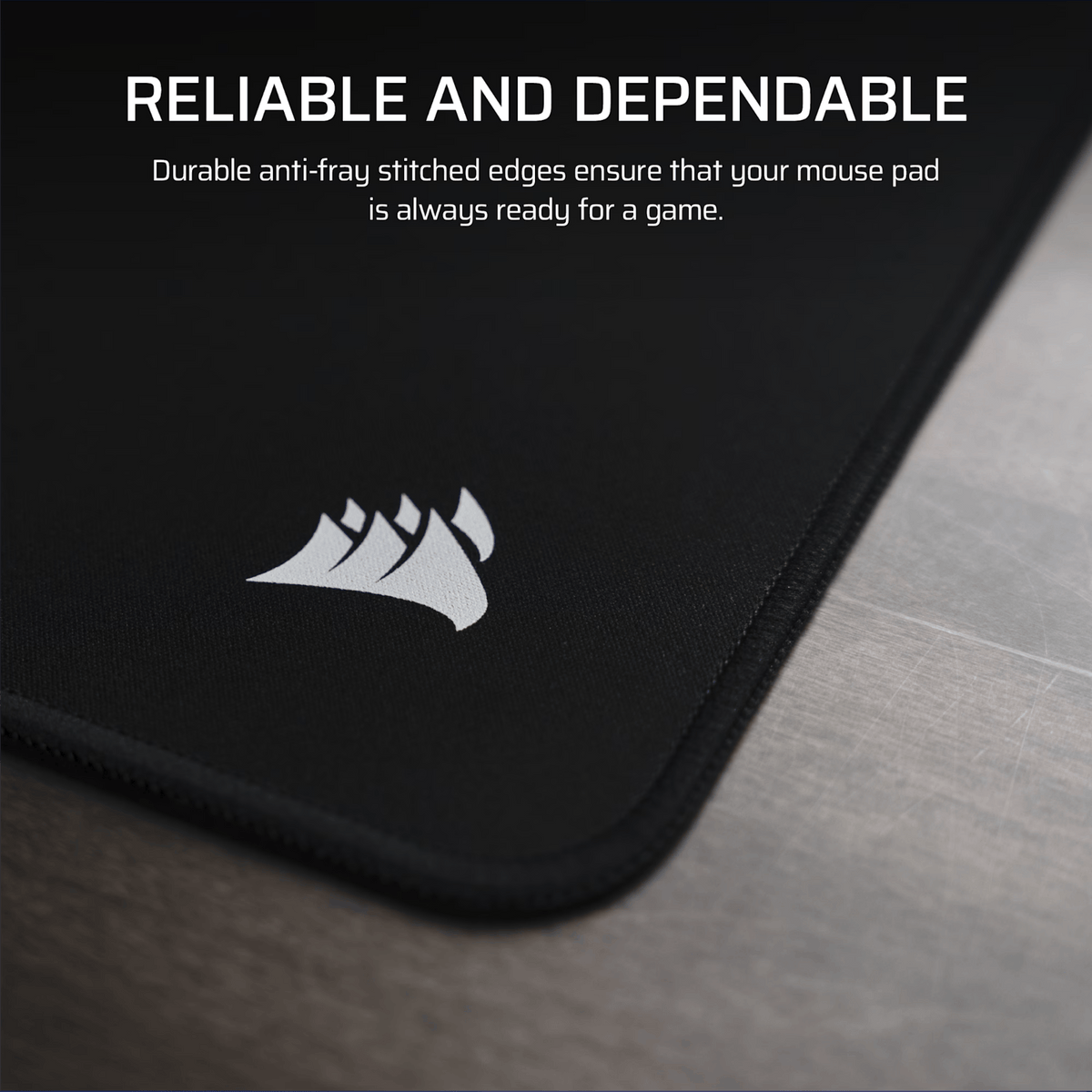 Corsair MM Anti-fray Cloth Gaming Mouse Pad Large - Black-2