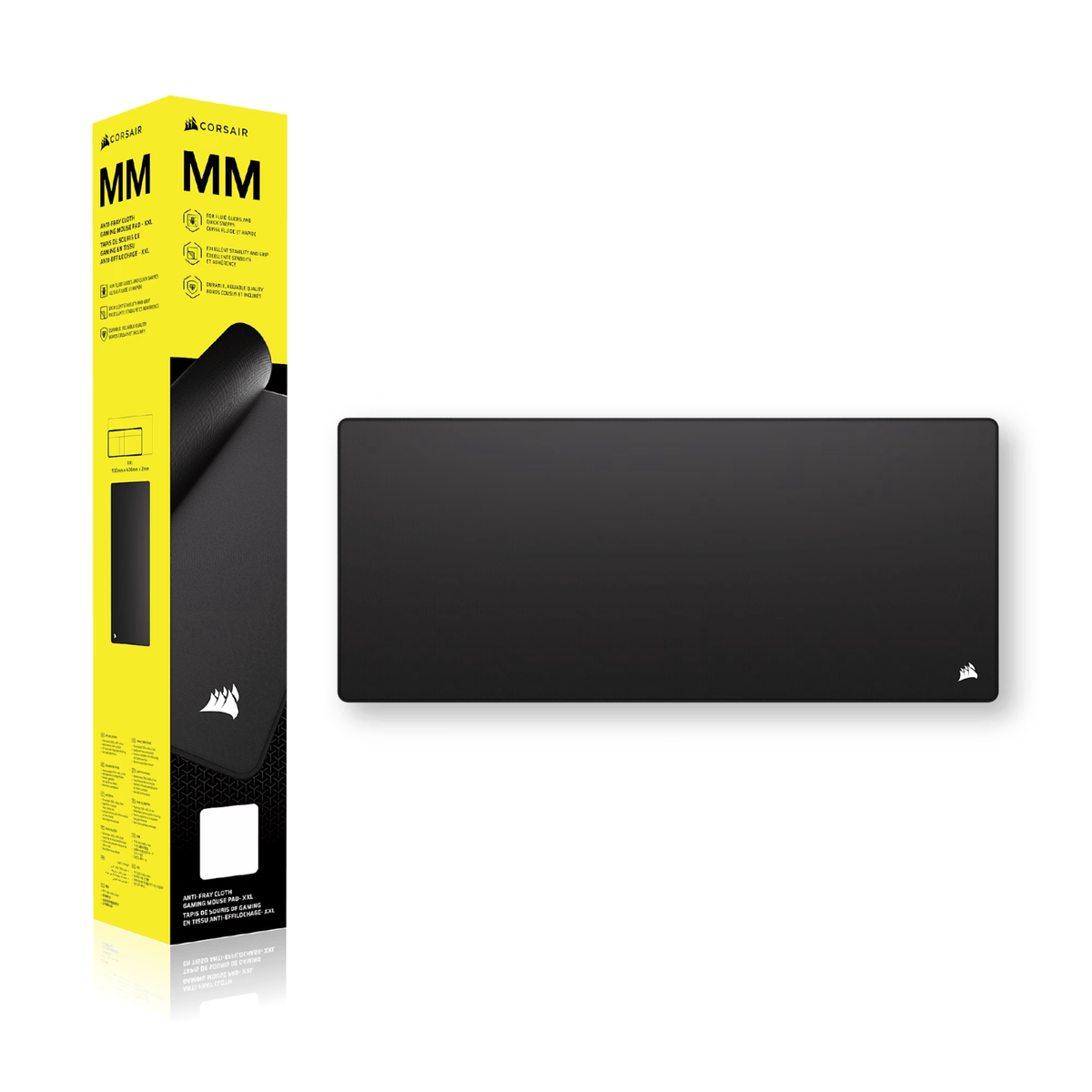 Corsair MM Anti-fray Cloth Gaming Mouse Pad XXL - Black-5