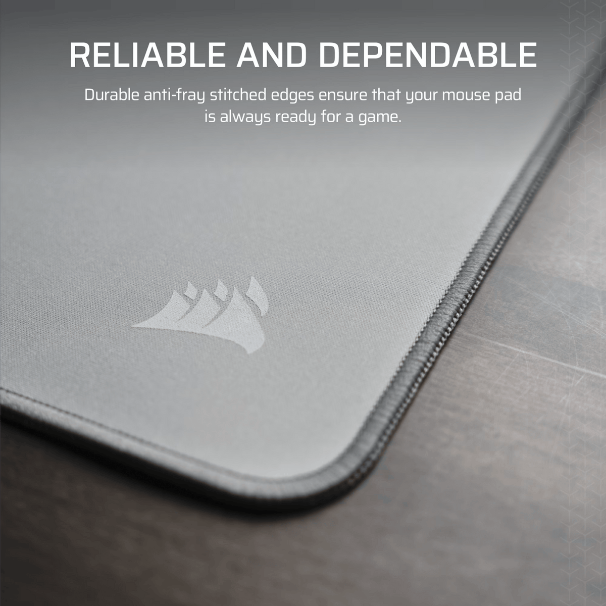 Corsair MM Anti-fray Cloth Medium Gaming Mouse Pad – Gray-4