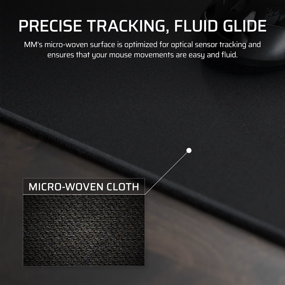 Corsair MM Anti-fray Cloth Gaming Mouse Pad 3XL - Black-4