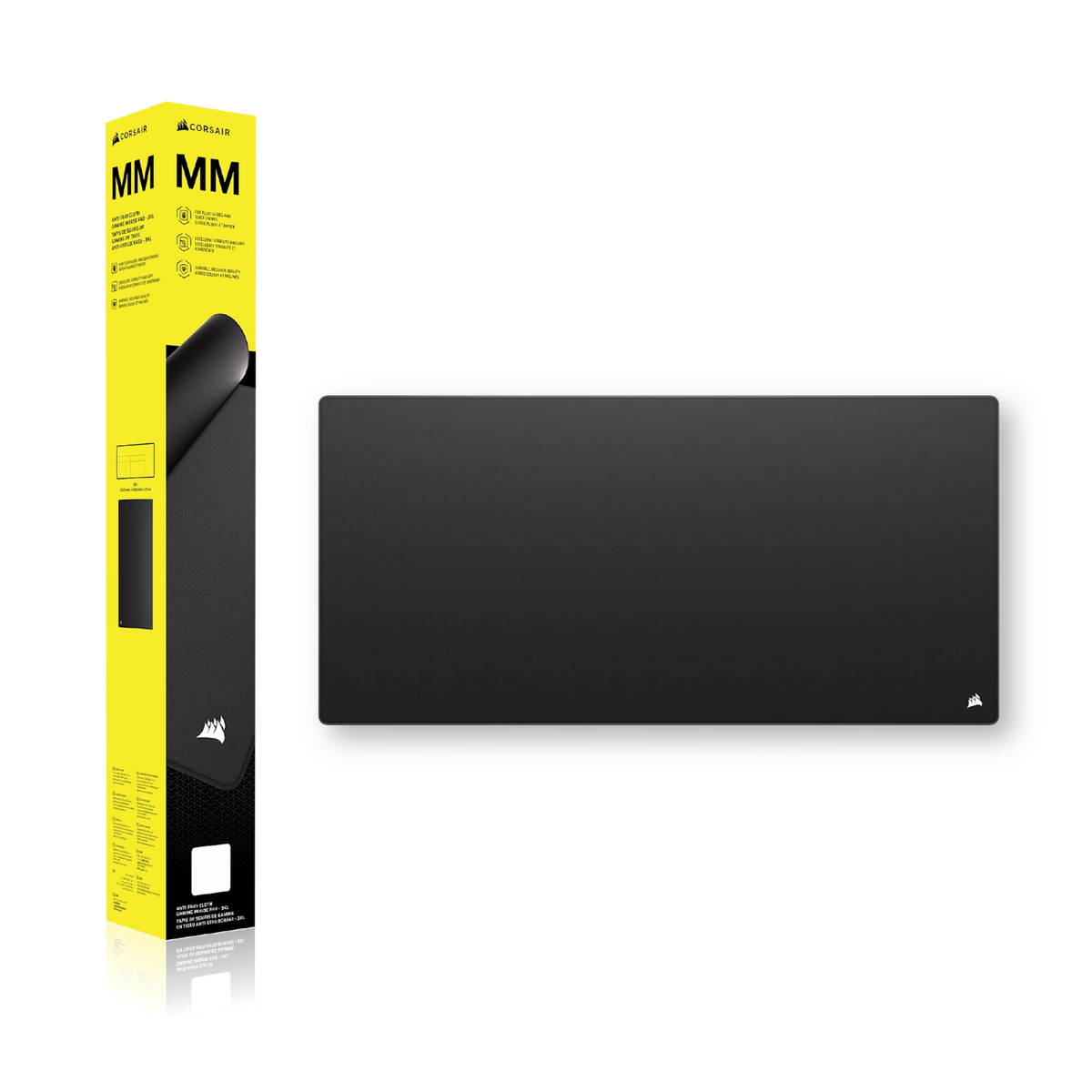 Corsair MM Anti-fray Cloth Gaming Mouse Pad 3XL - Black-5