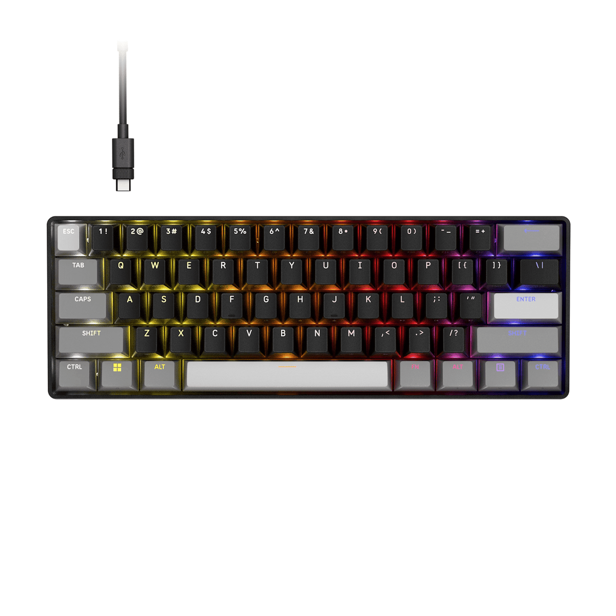 Corsair CLIPPER PRO MINI 60 Hall Effect Gaming Keyboard - Black-0