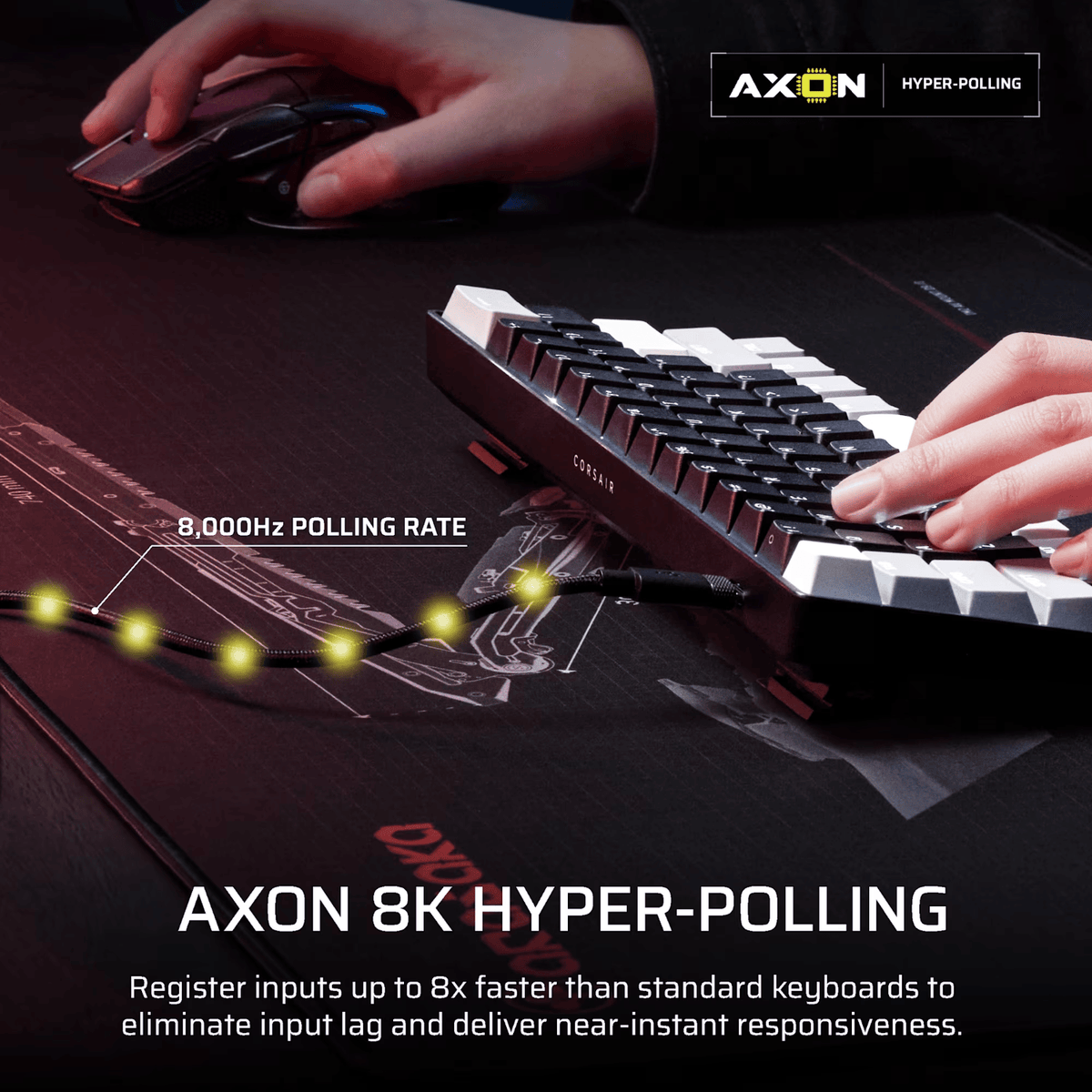 Corsair CLIPPER PRO MINI 60 Hall Effect Gaming Keyboard - Black-5