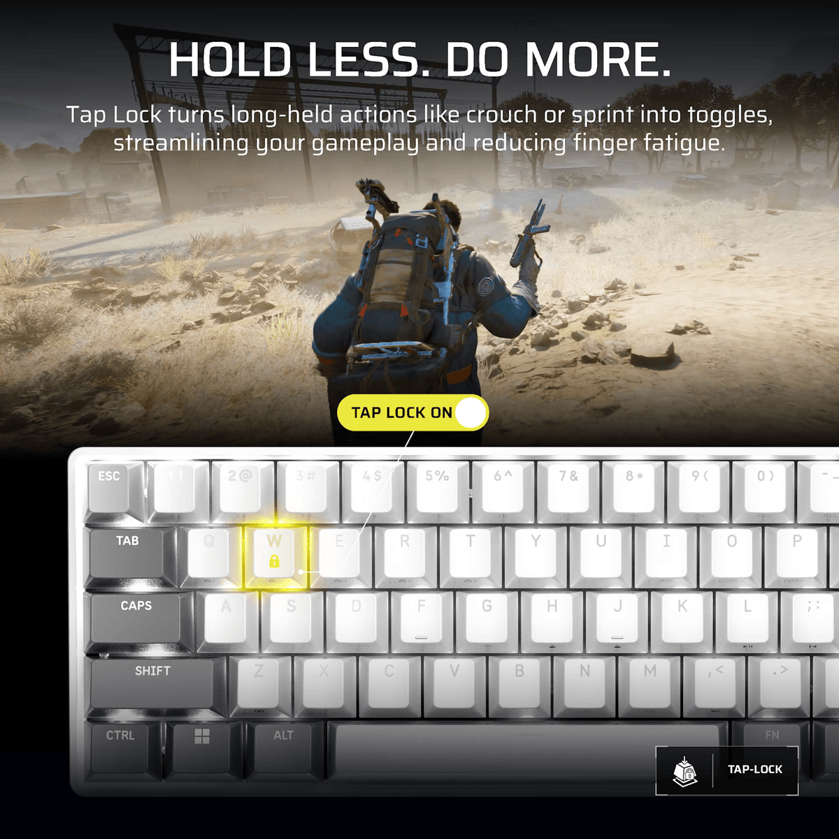 Corsair CLIPPER PRO MINI 60 Hall Effect Gaming Keyboard – White-4