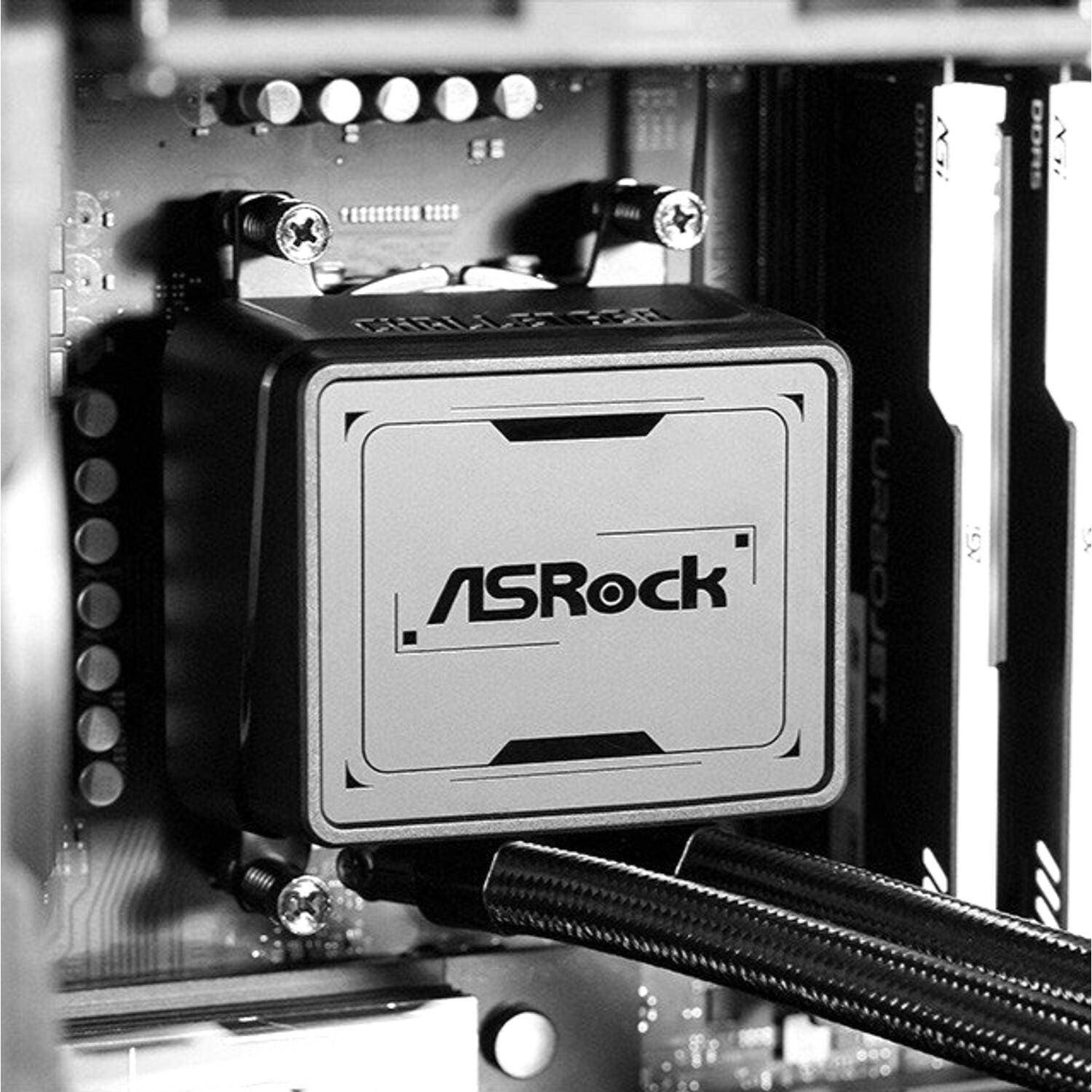 ASRock Challenger Pure 360 AIO Liquid Cooler - Black-6