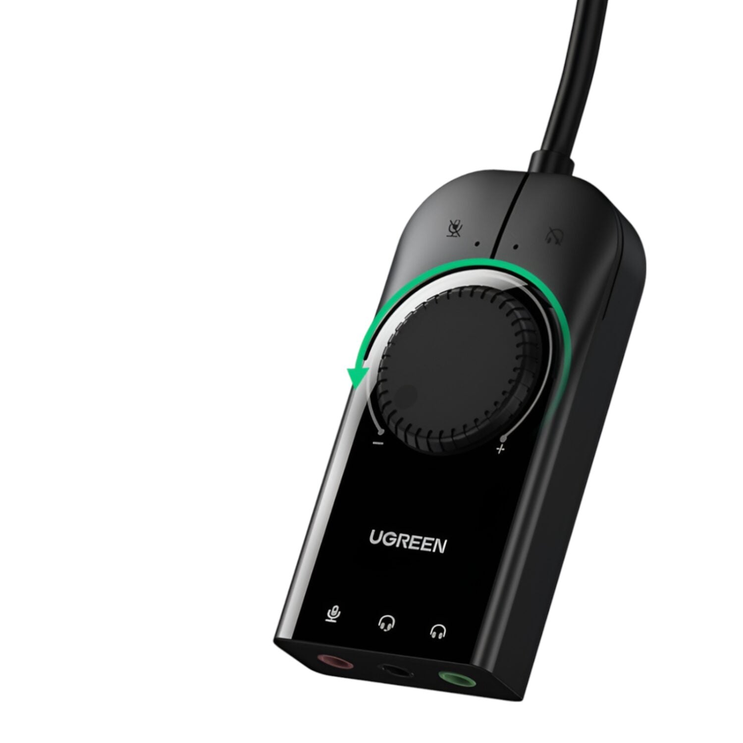 UGREEN CM129-40964 USB-A to 3.5mm External Stereo Sound Adapter - Black-2