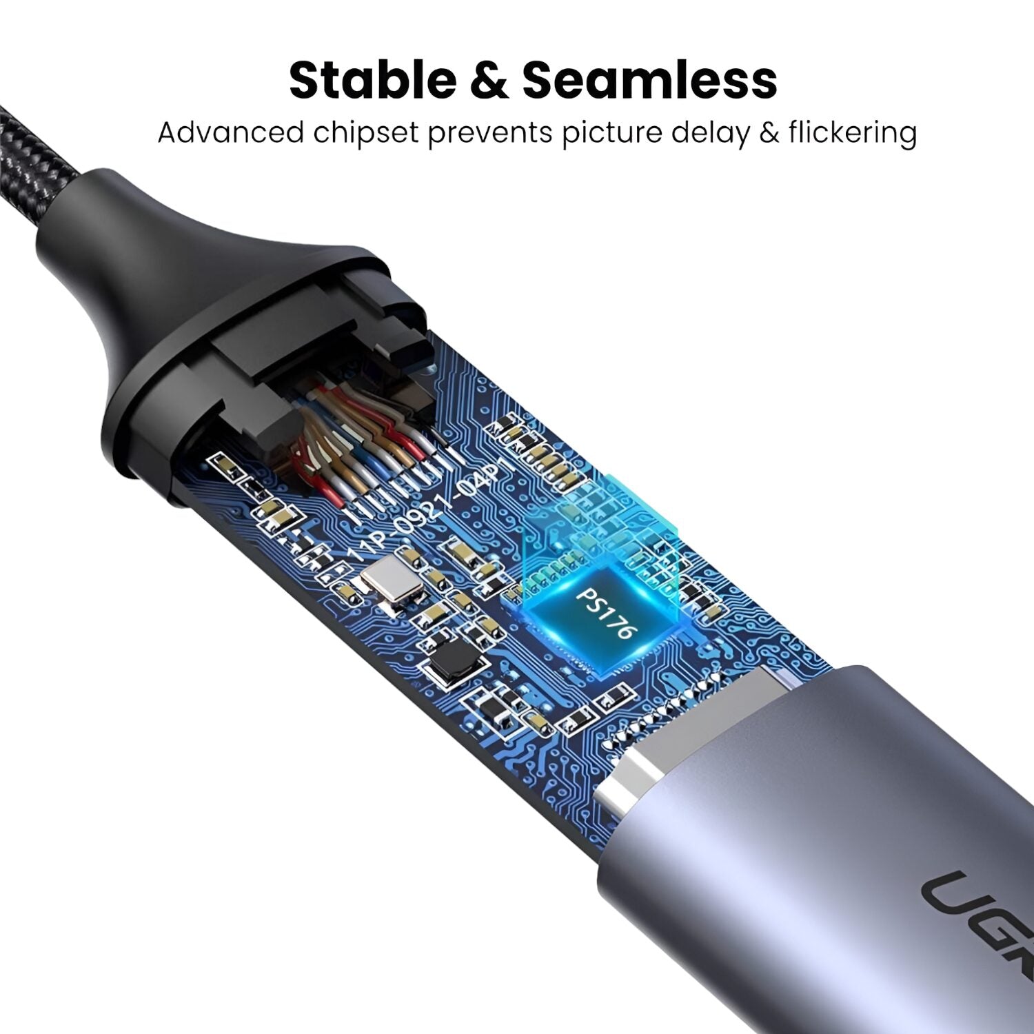 UGREEN Type-C TO HDMI 4K Adapter - Silver-3