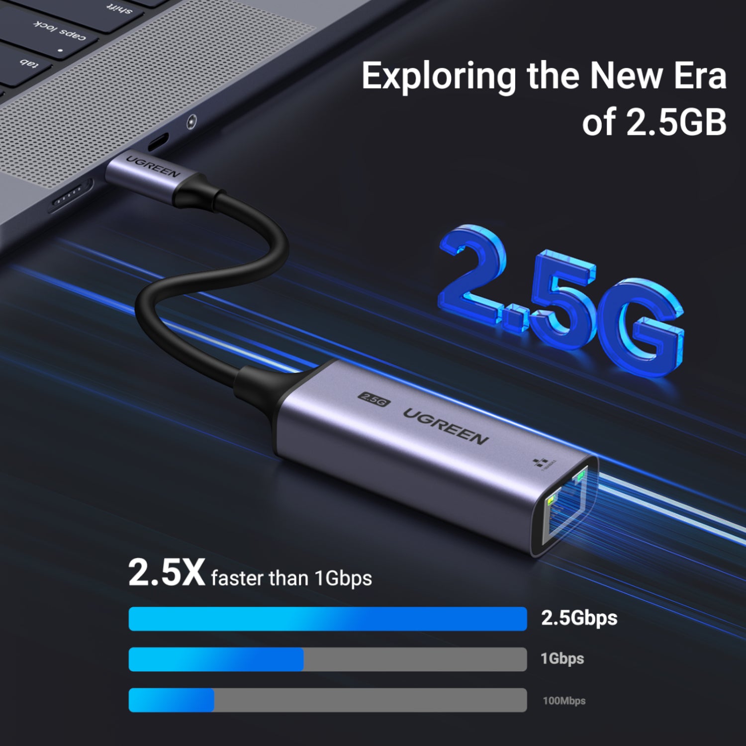 UGREEN USB3.0 C to 2.5Gbit Ethernet Adapter-2