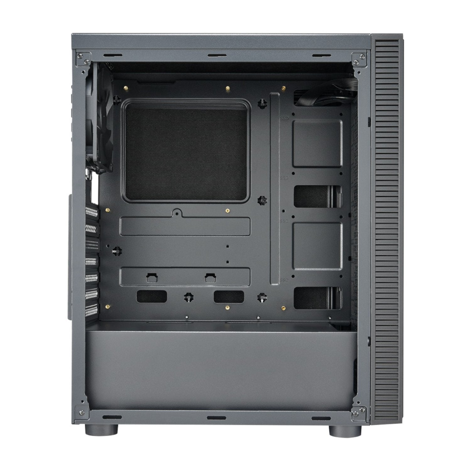 FSP CMT223S ATX Mid Tower Chassis - Black-4