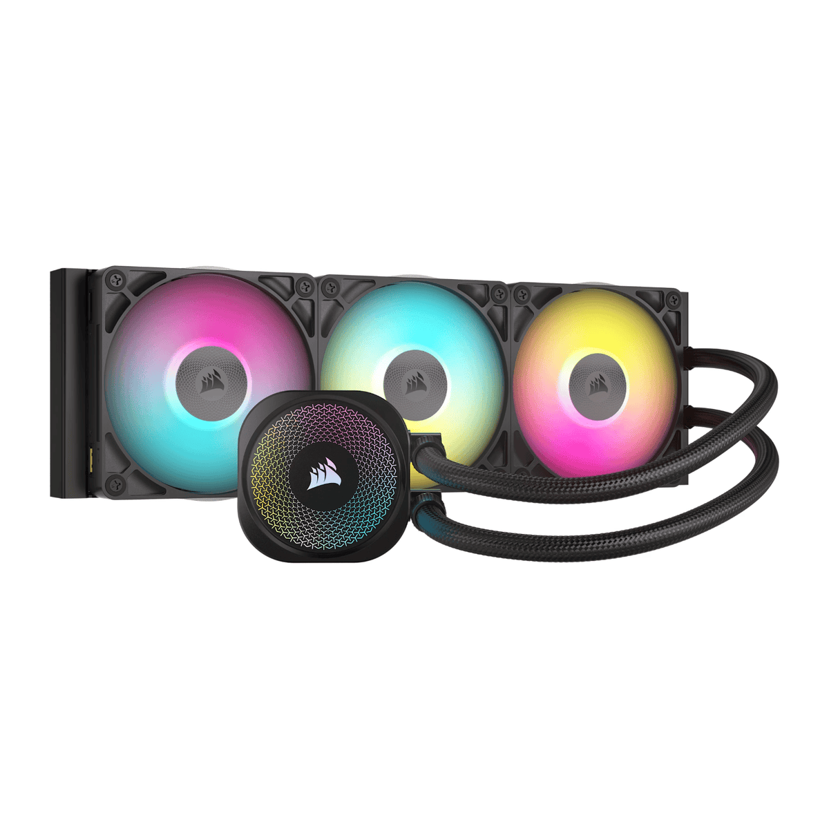 Corsair iCUE LINK TITAN 360 RX RGB AIO Liquid CPU Cooler - Black-0